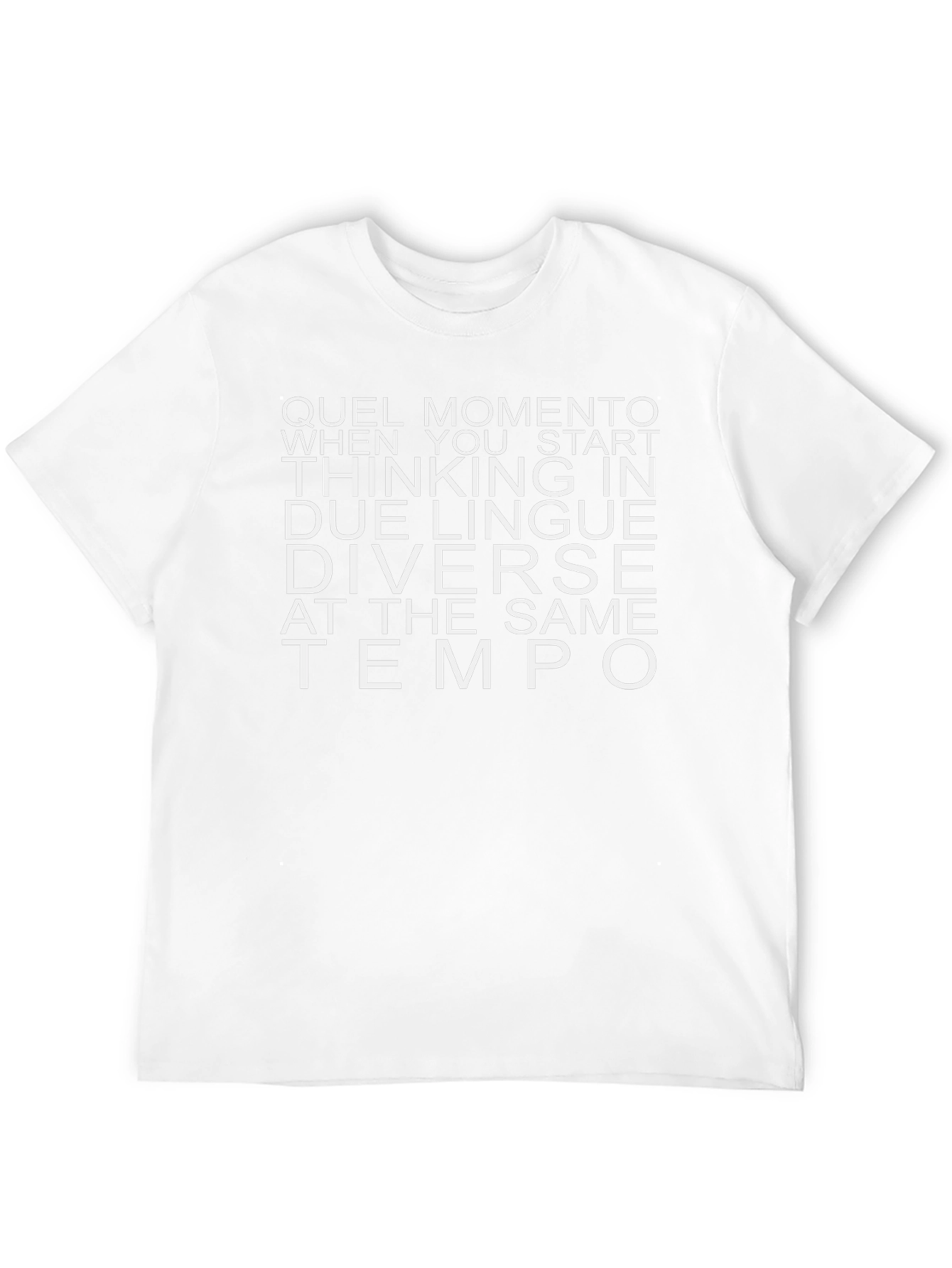 Camiseta Bilingüe Negra Quel Momento