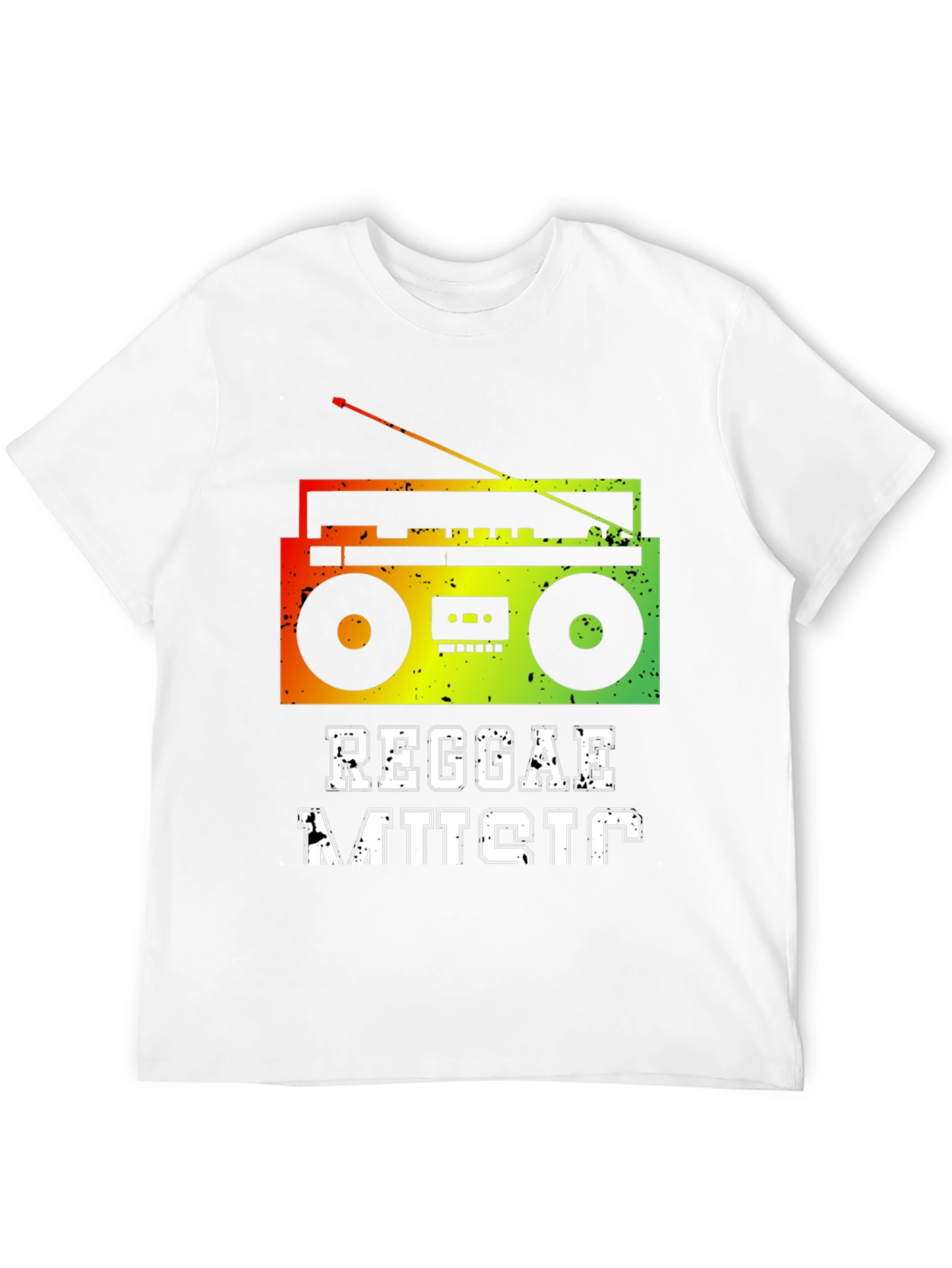 Camiseta Hombre Reggae Music Diseño Retro