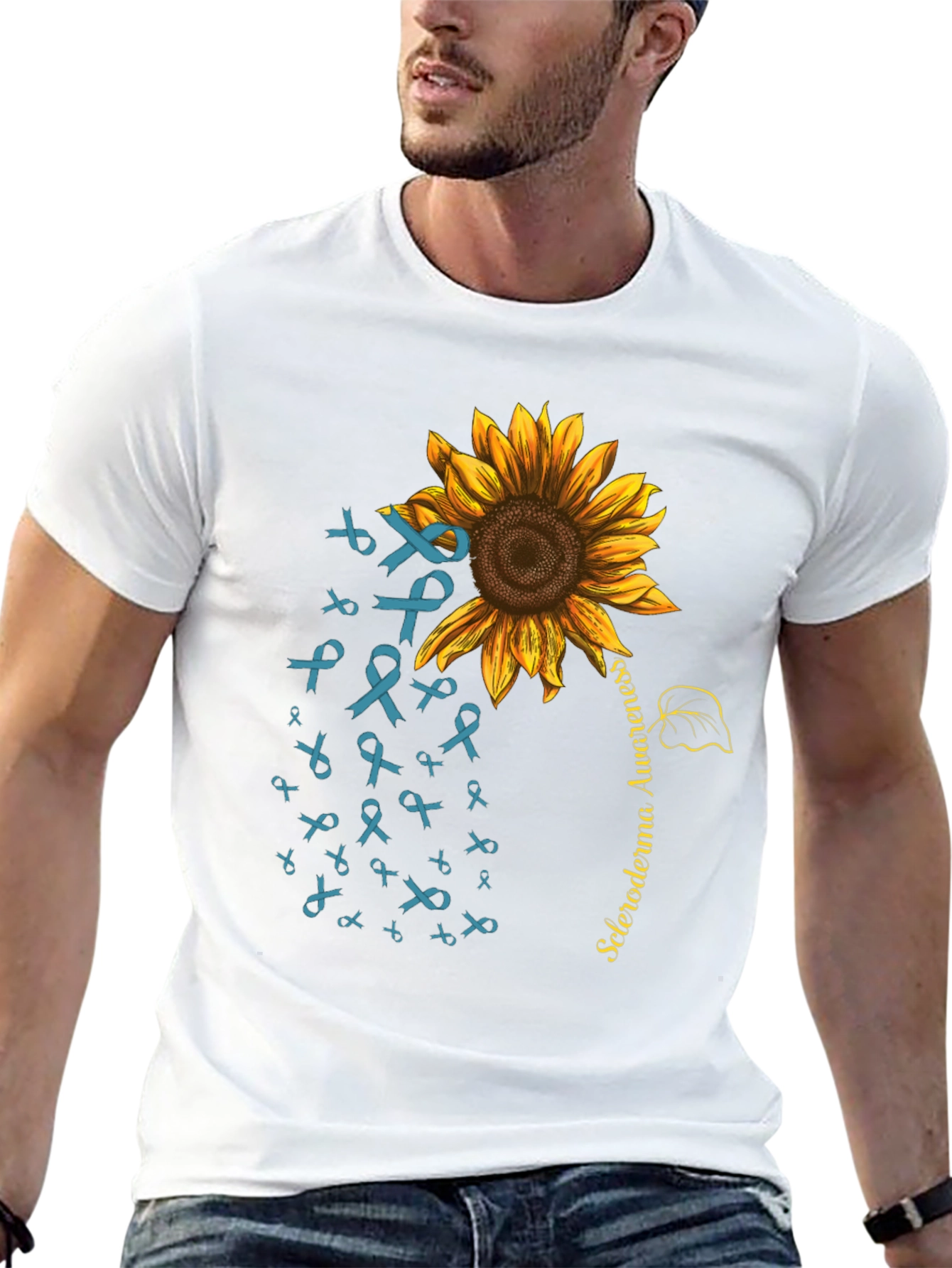 Camiseta Girasol Conciencia Esclerodermia
