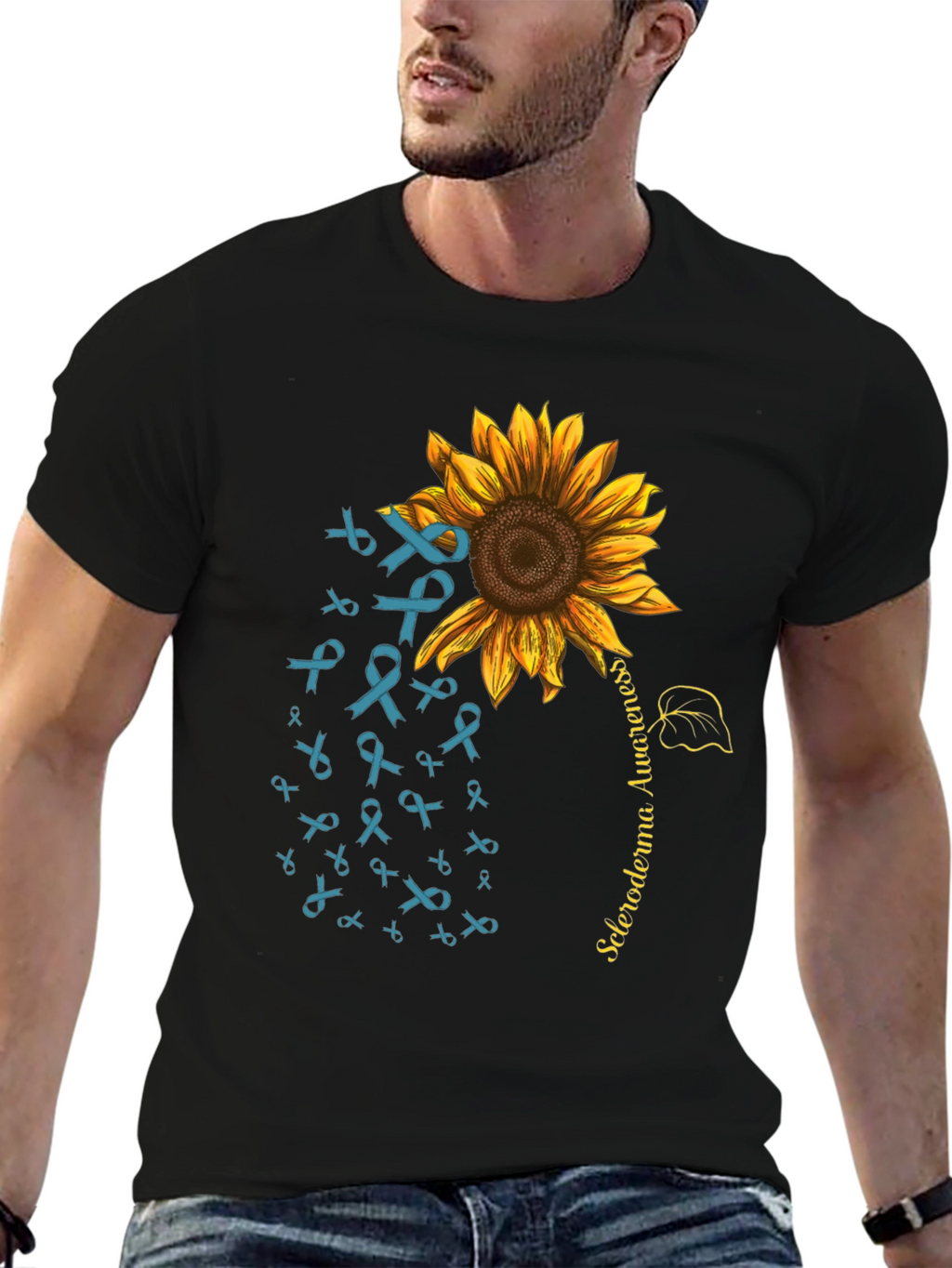 Camiseta Girasol Conciencia Esclerodermia