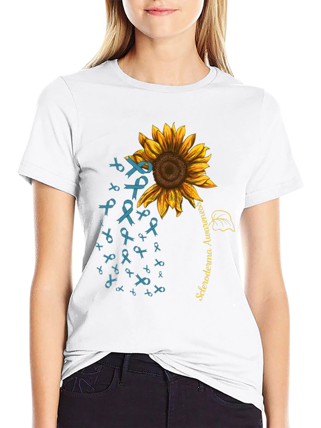 Camiseta Girasol Conciencia Esclerodermia
