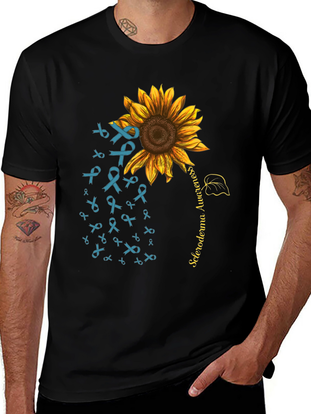 Camiseta Girasol Conciencia Esclerodermia
