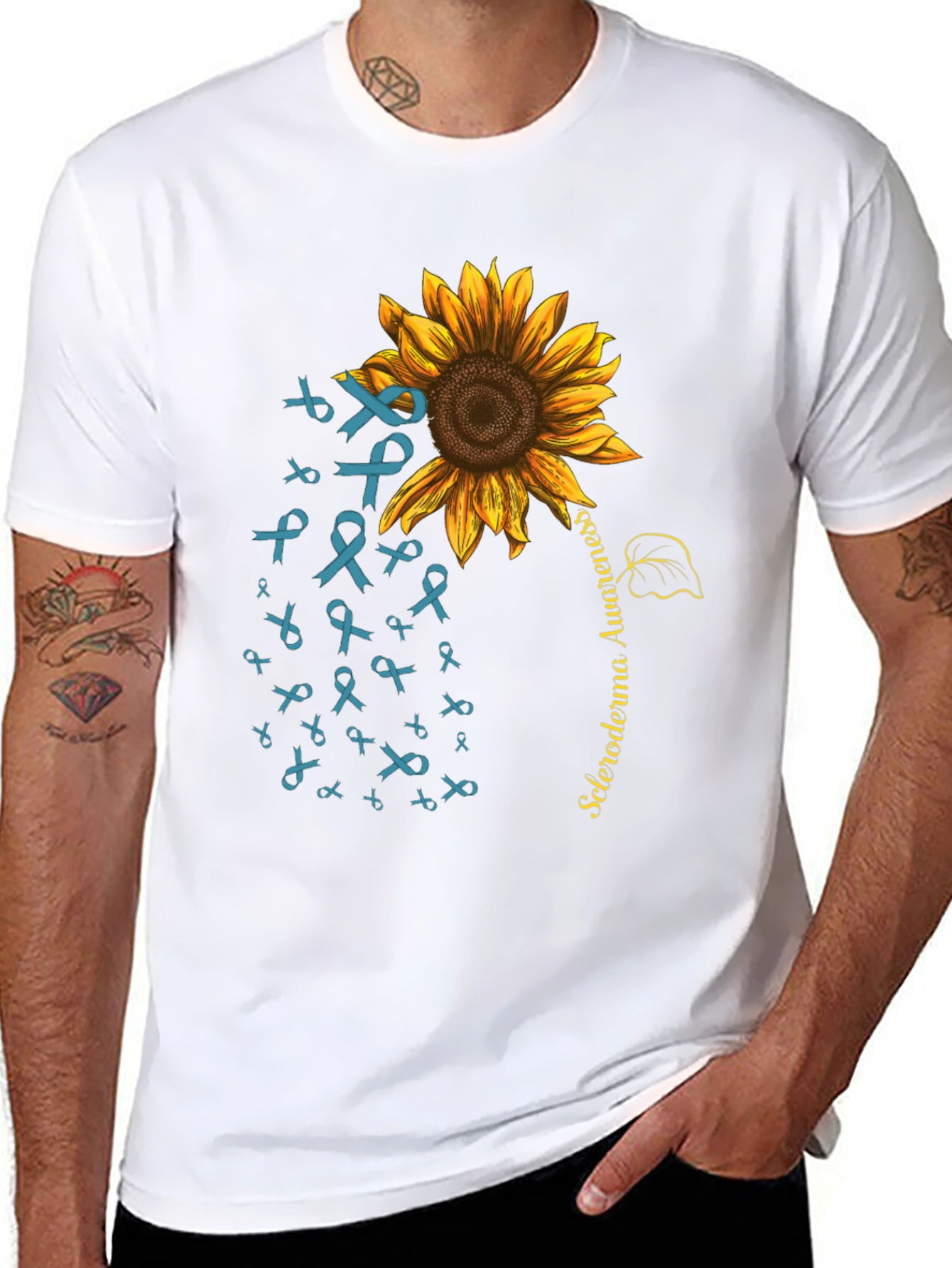 Camiseta Girasol Conciencia Esclerodermia