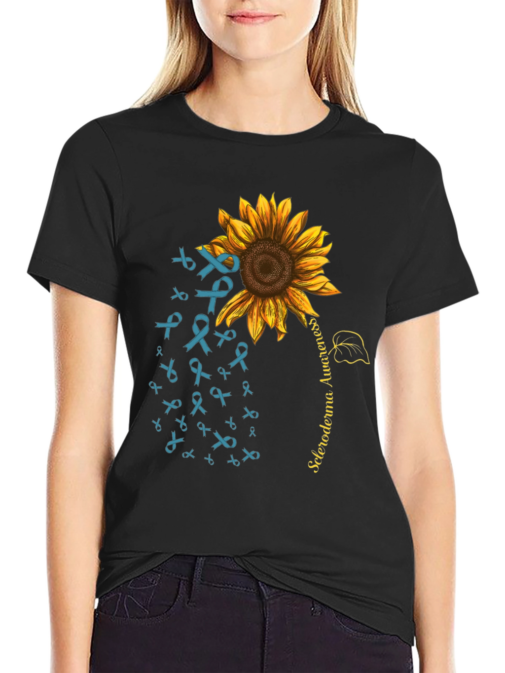 Camiseta Girasol Conciencia Esclerodermia
