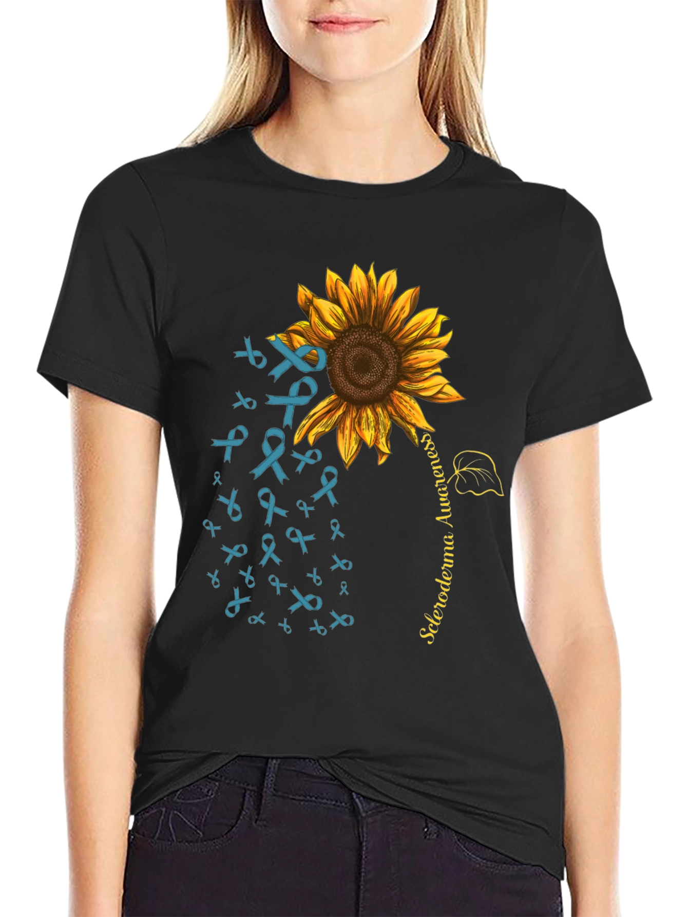 Camiseta Girasol Conciencia Esclerodermia