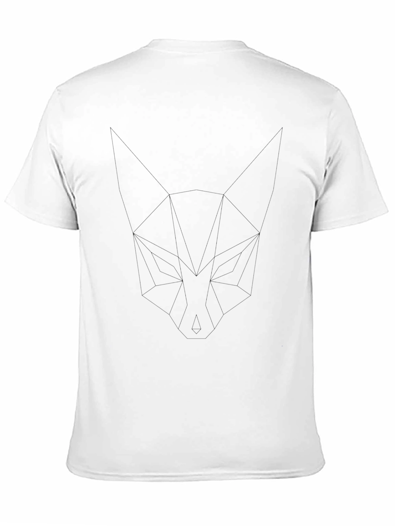 Camiseta Casual Negra de Algodón Premium