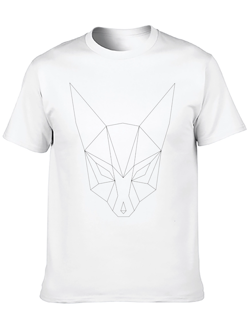 Camiseta Casual Negra de Algodón Premium