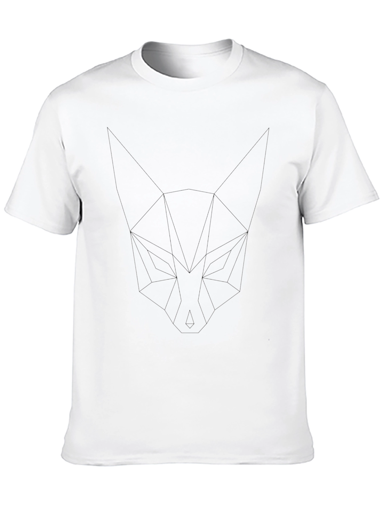 Camiseta Casual Negra de Algodón Premium