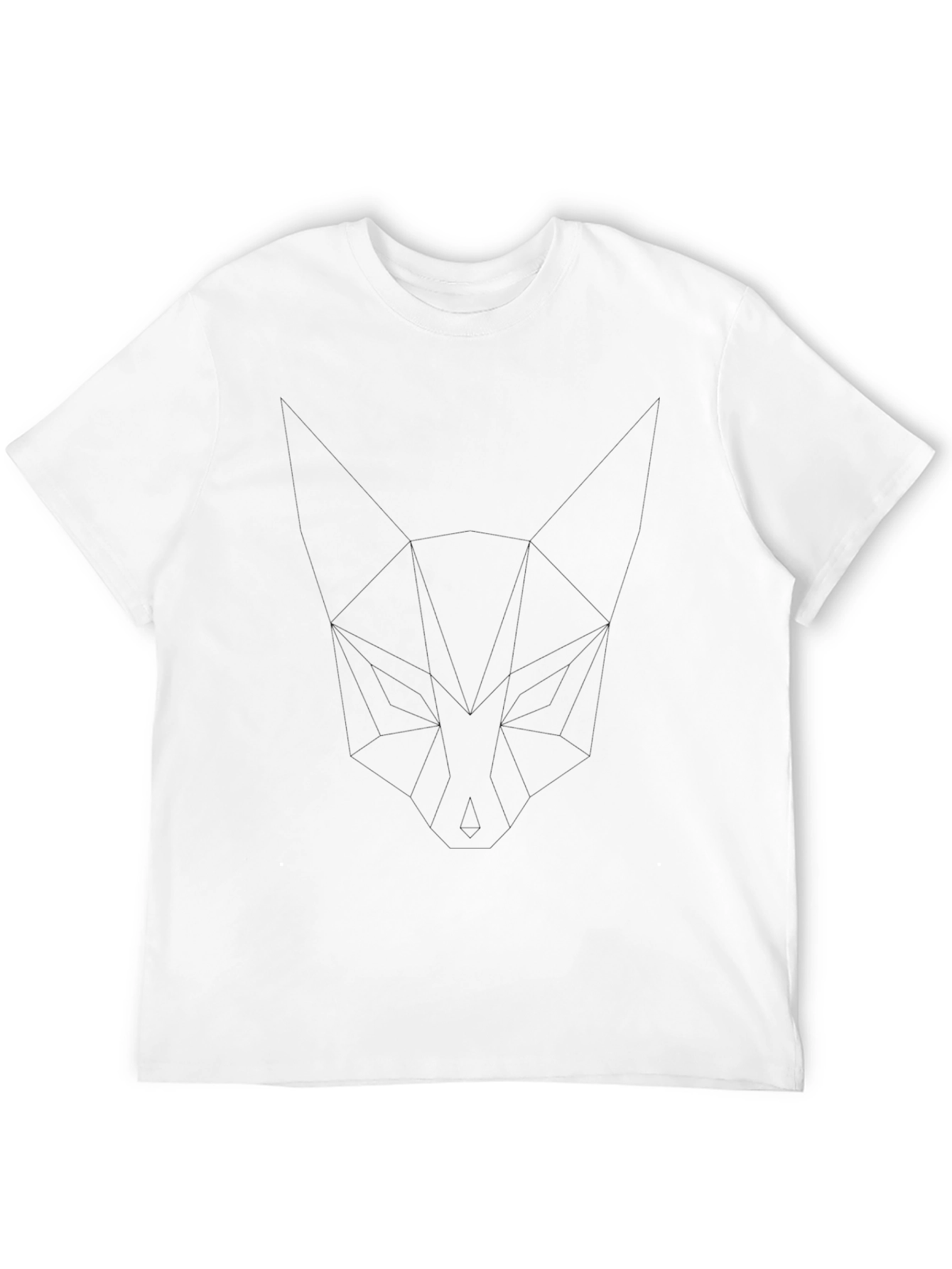 Camiseta Casual Negra de Algodón Premium