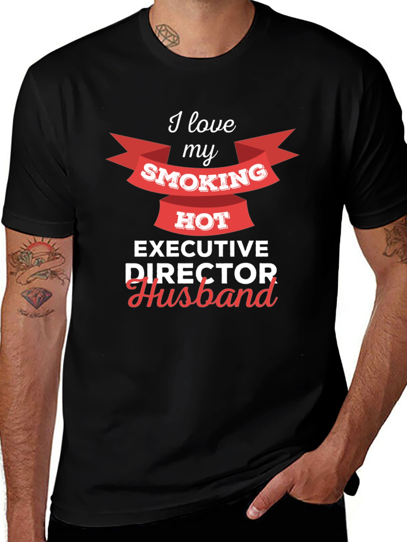 Camiseta Amo a mi marido director ejecutivo