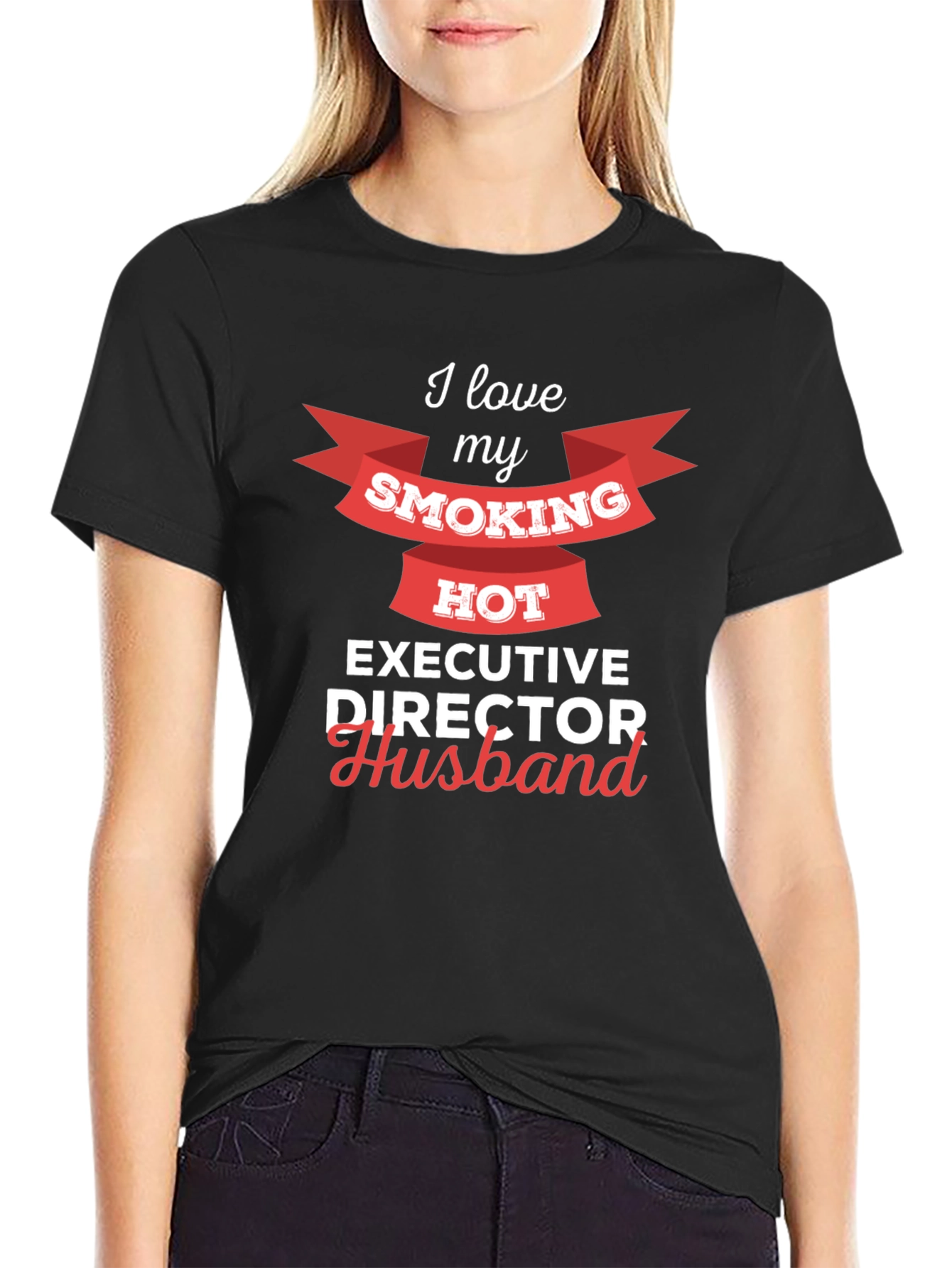 Camiseta Amo a mi marido director ejecutivo