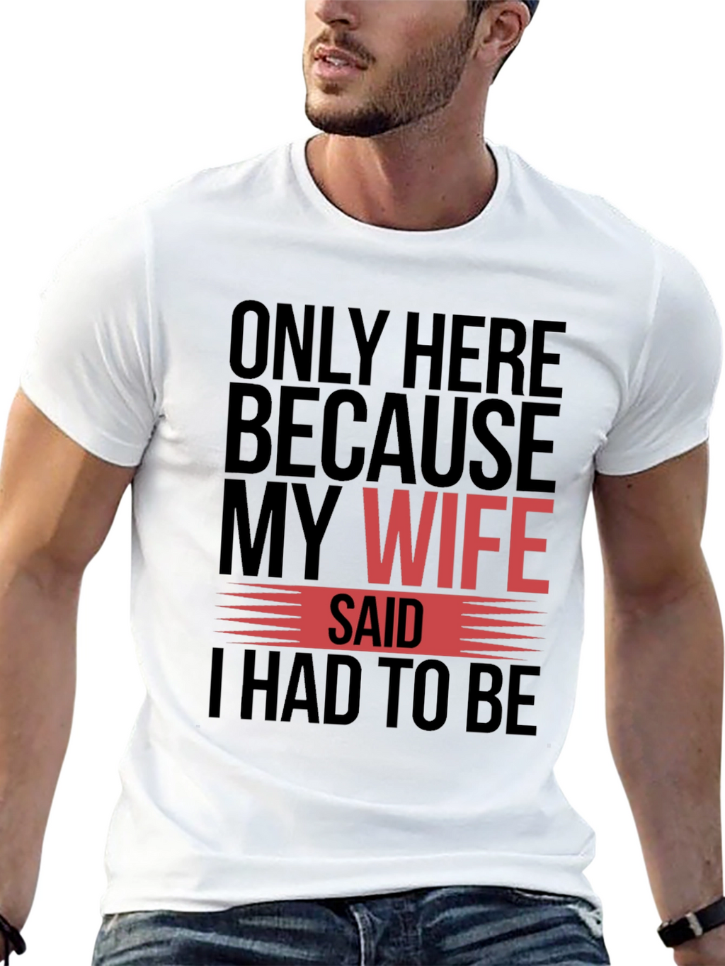 Camiseta Hombre Mi Esposa Dijo