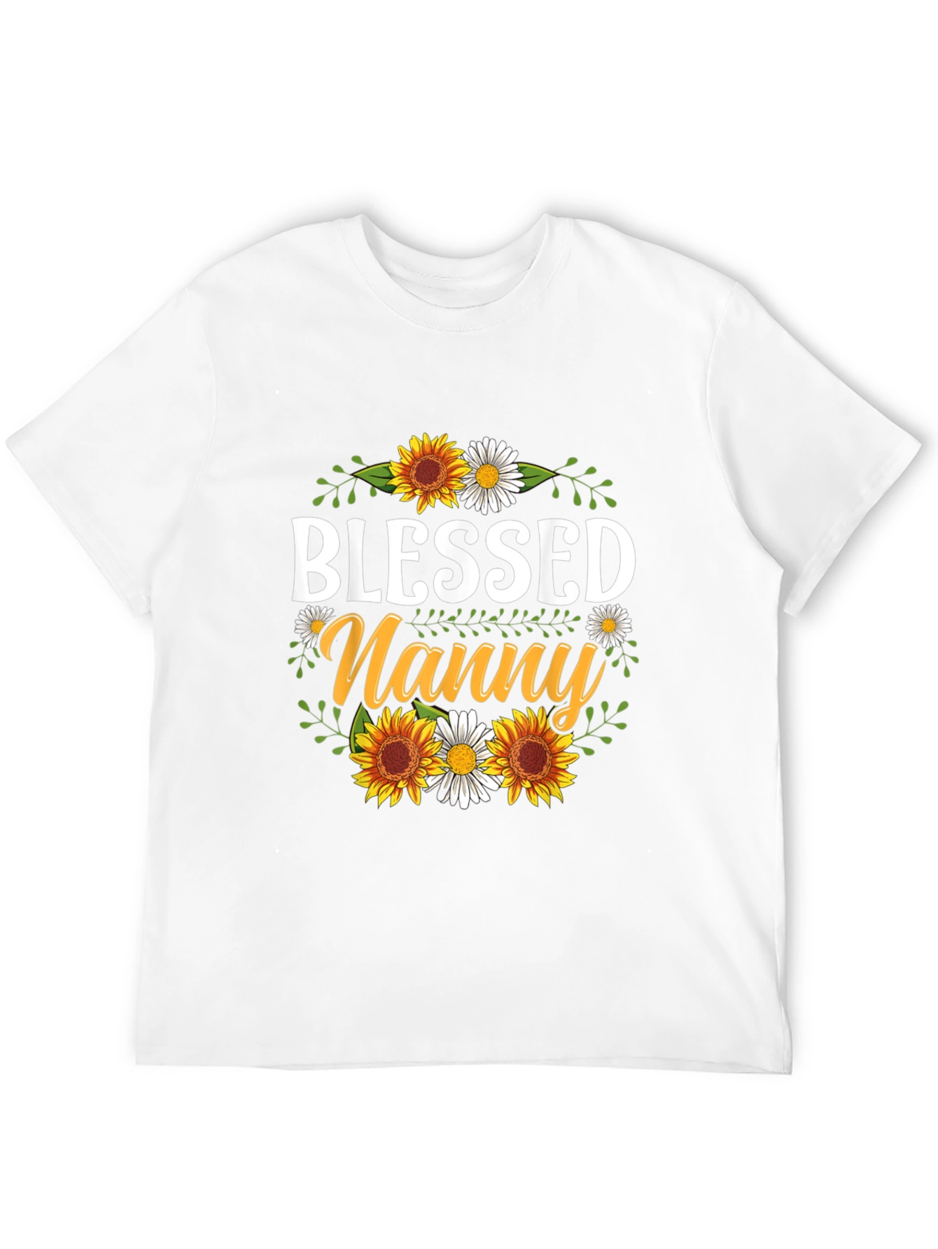 Camiseta Blessed Nanny con Girasoles