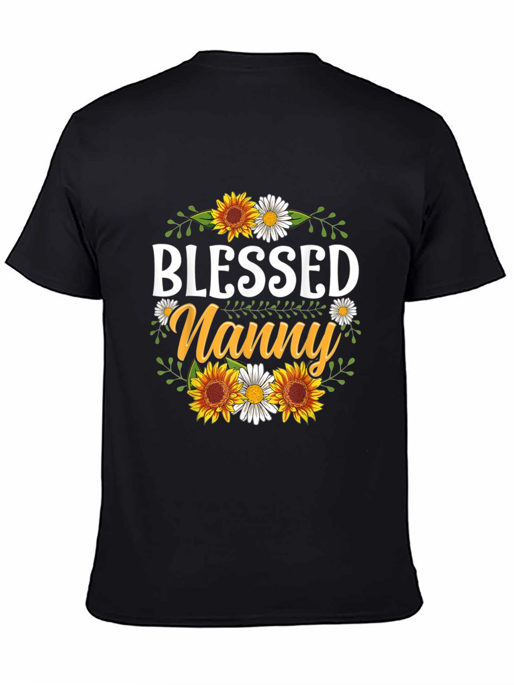 Camiseta Blessed Nanny con Girasoles