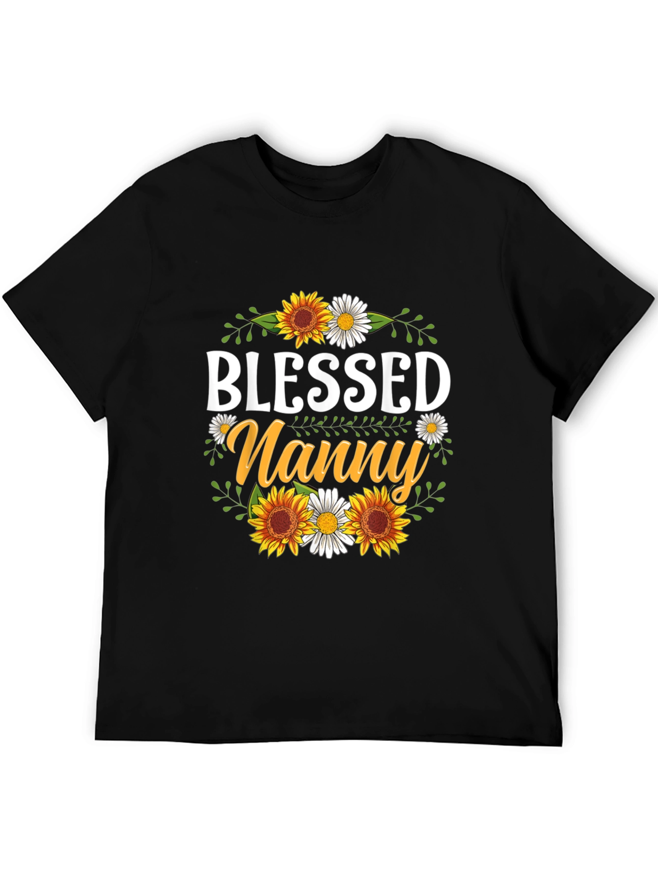 Camiseta Blessed Nanny con Girasoles