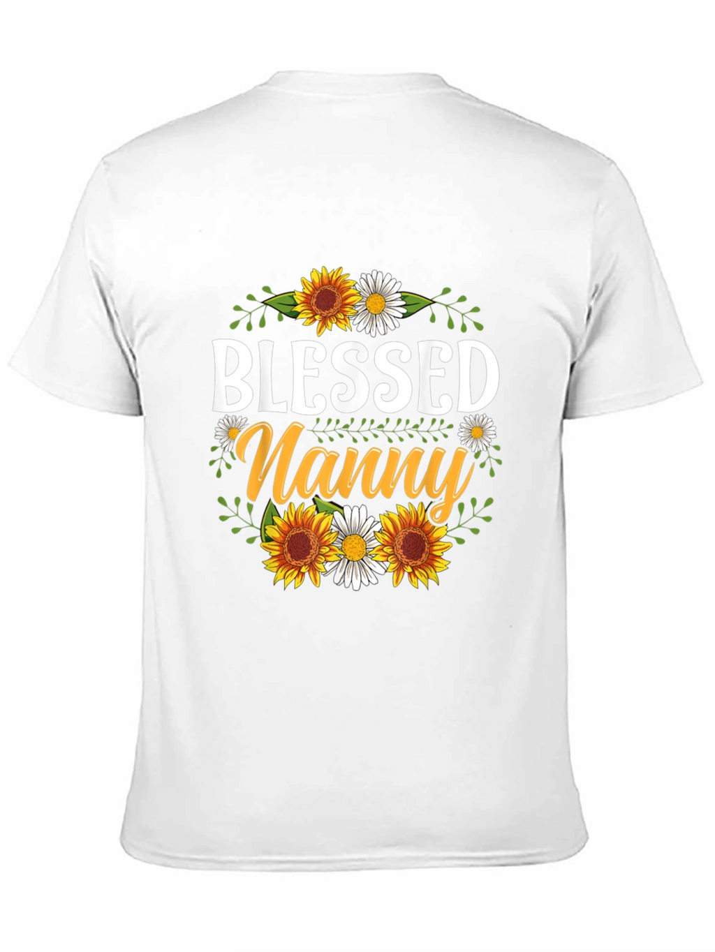 Camiseta Blessed Nanny con Girasoles