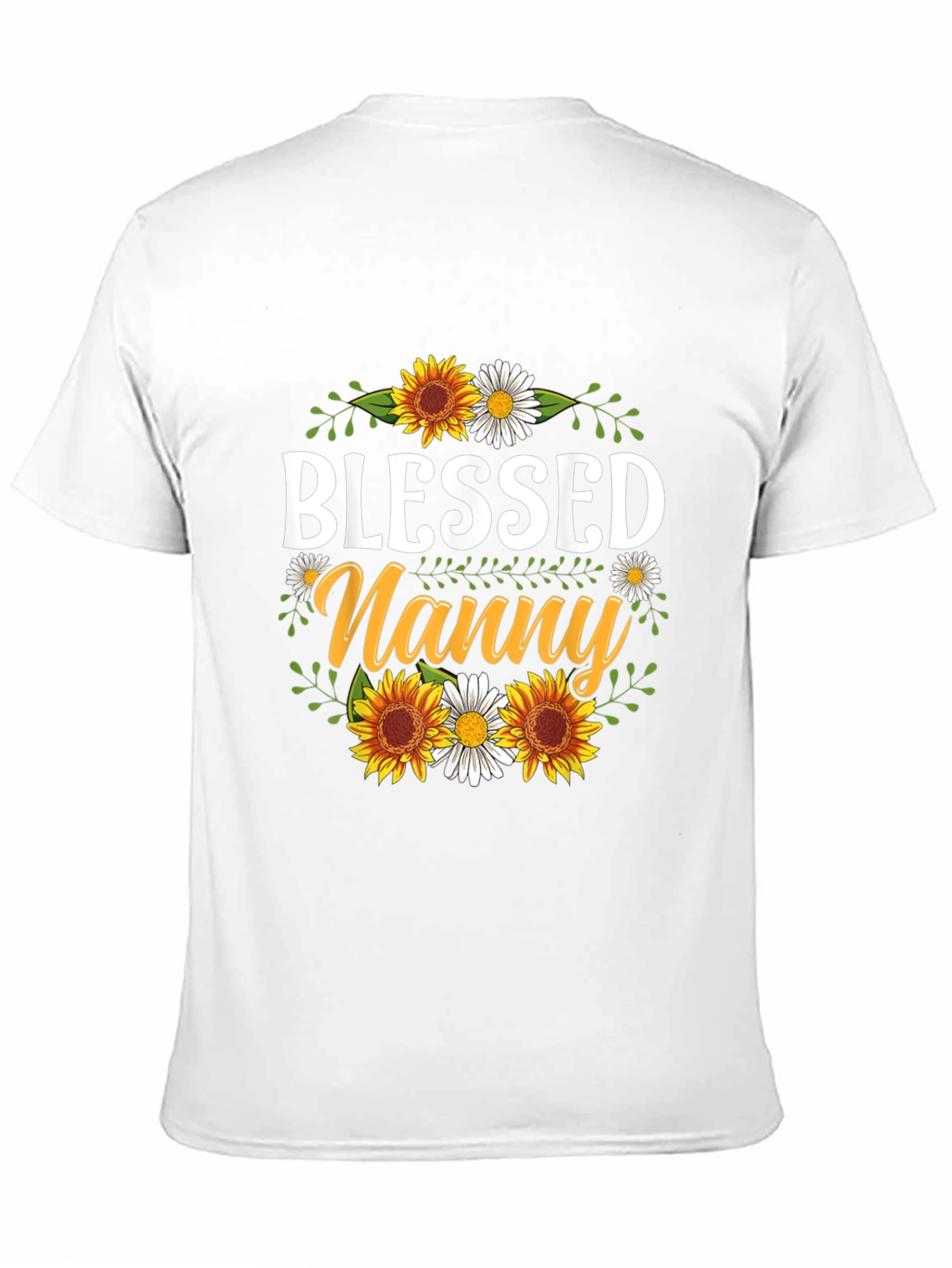 Camiseta Blessed Nanny con Girasoles