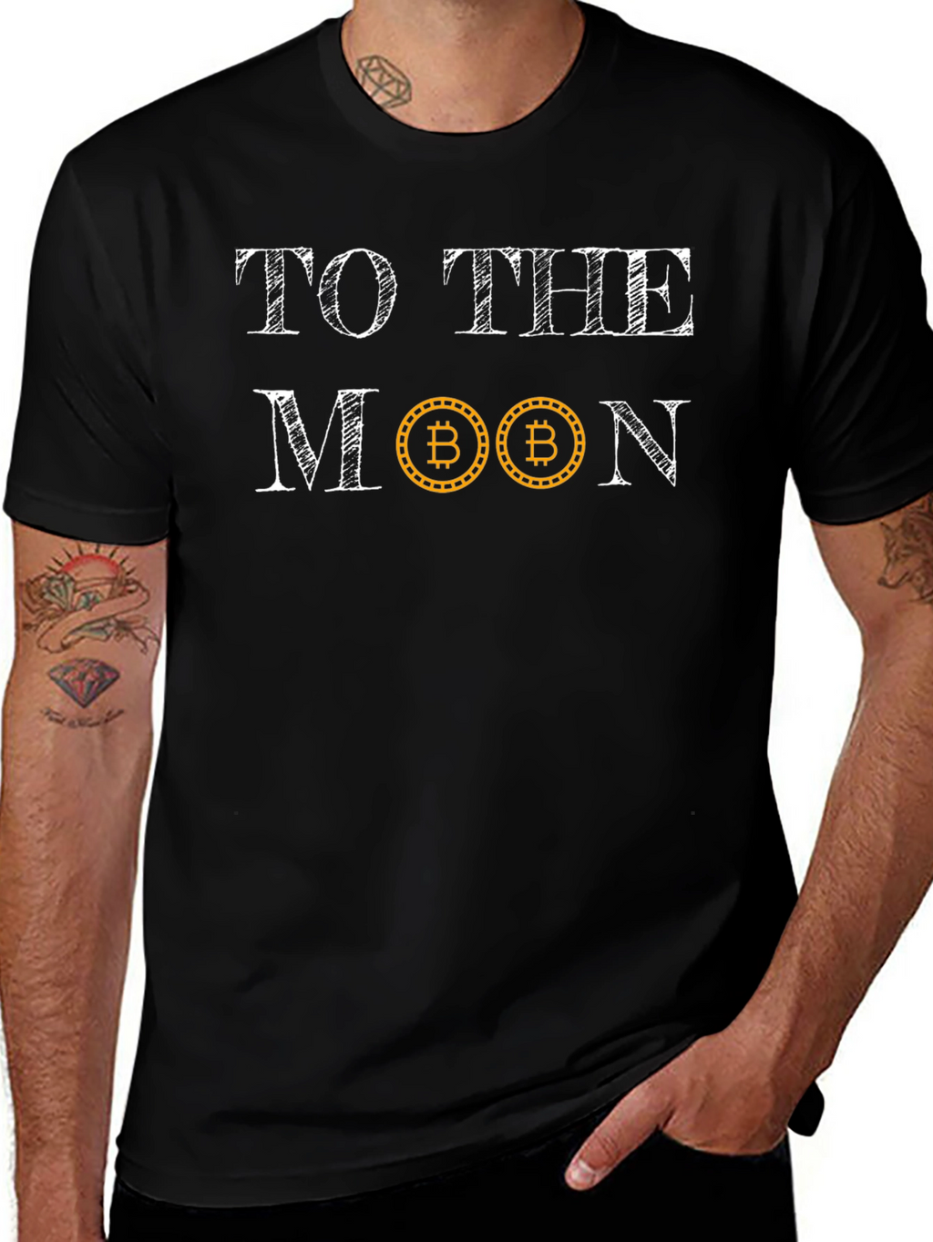 Camiseta Bitcoin To the Moon