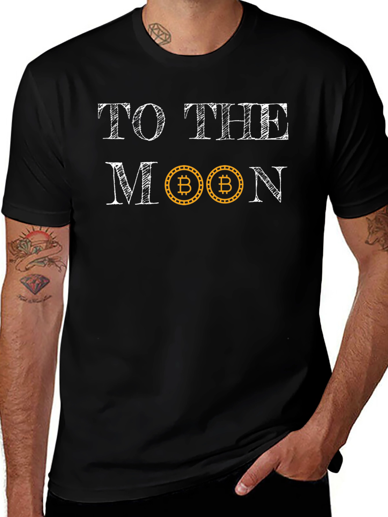 Camiseta Bitcoin To the Moon