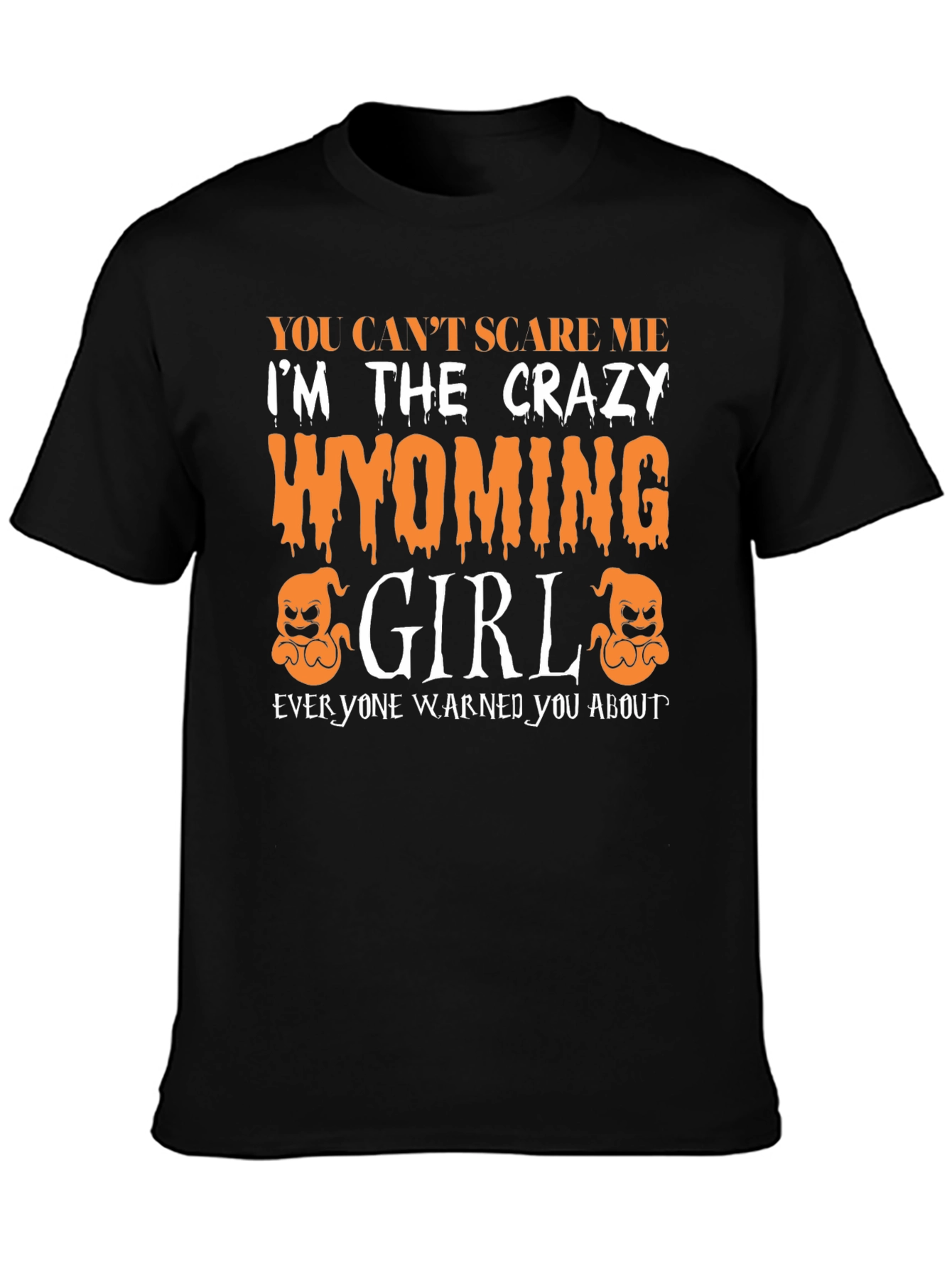 Camiseta Chica Wyoming Loca Halloween