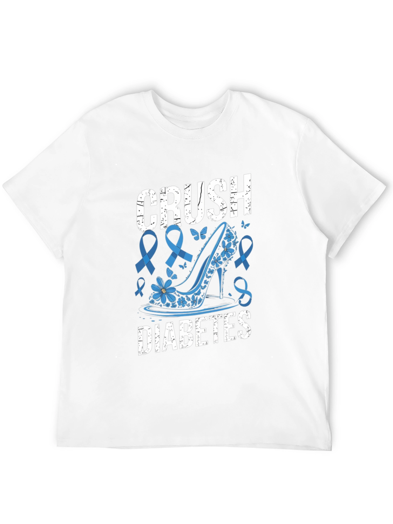 Camiseta Crush Diabetes Zapato Tacón Azul
