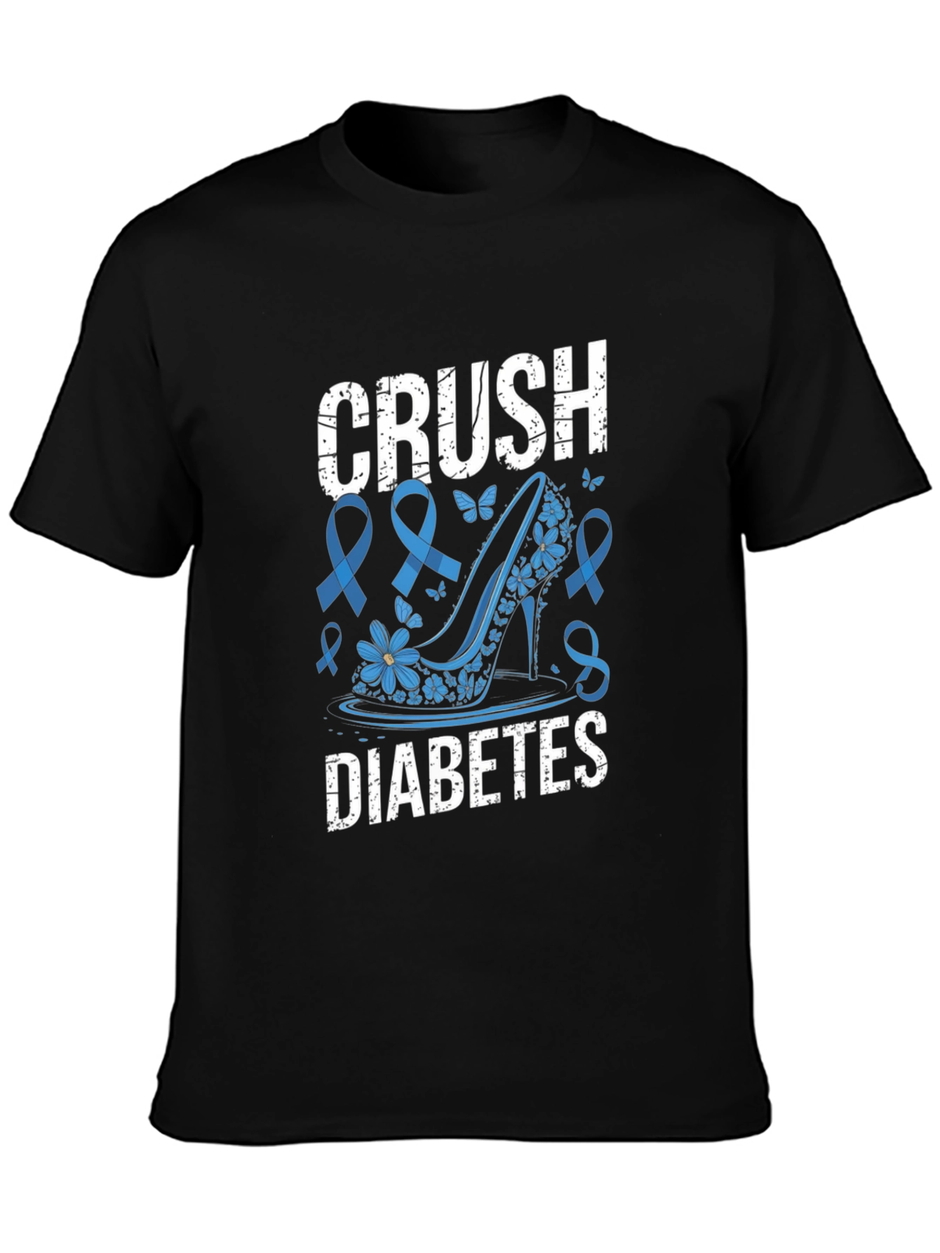 Camiseta Crush Diabetes Zapato Tacón Azul