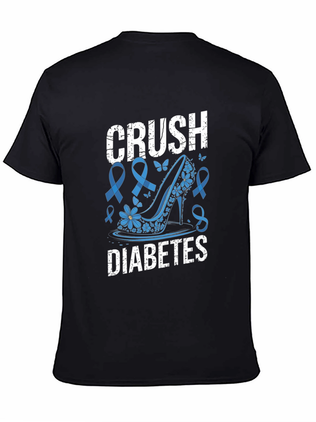Camiseta Crush Diabetes Zapato Tacón Azul