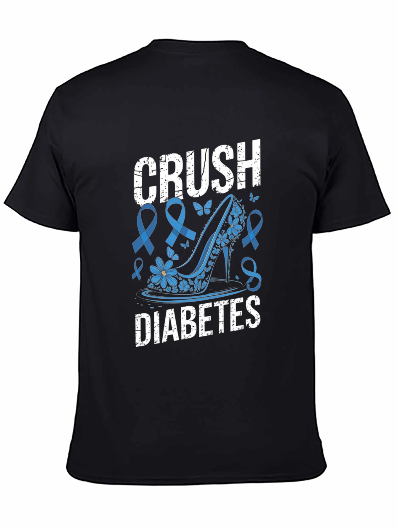 Camiseta Crush Diabetes Zapato Tacón Azul
