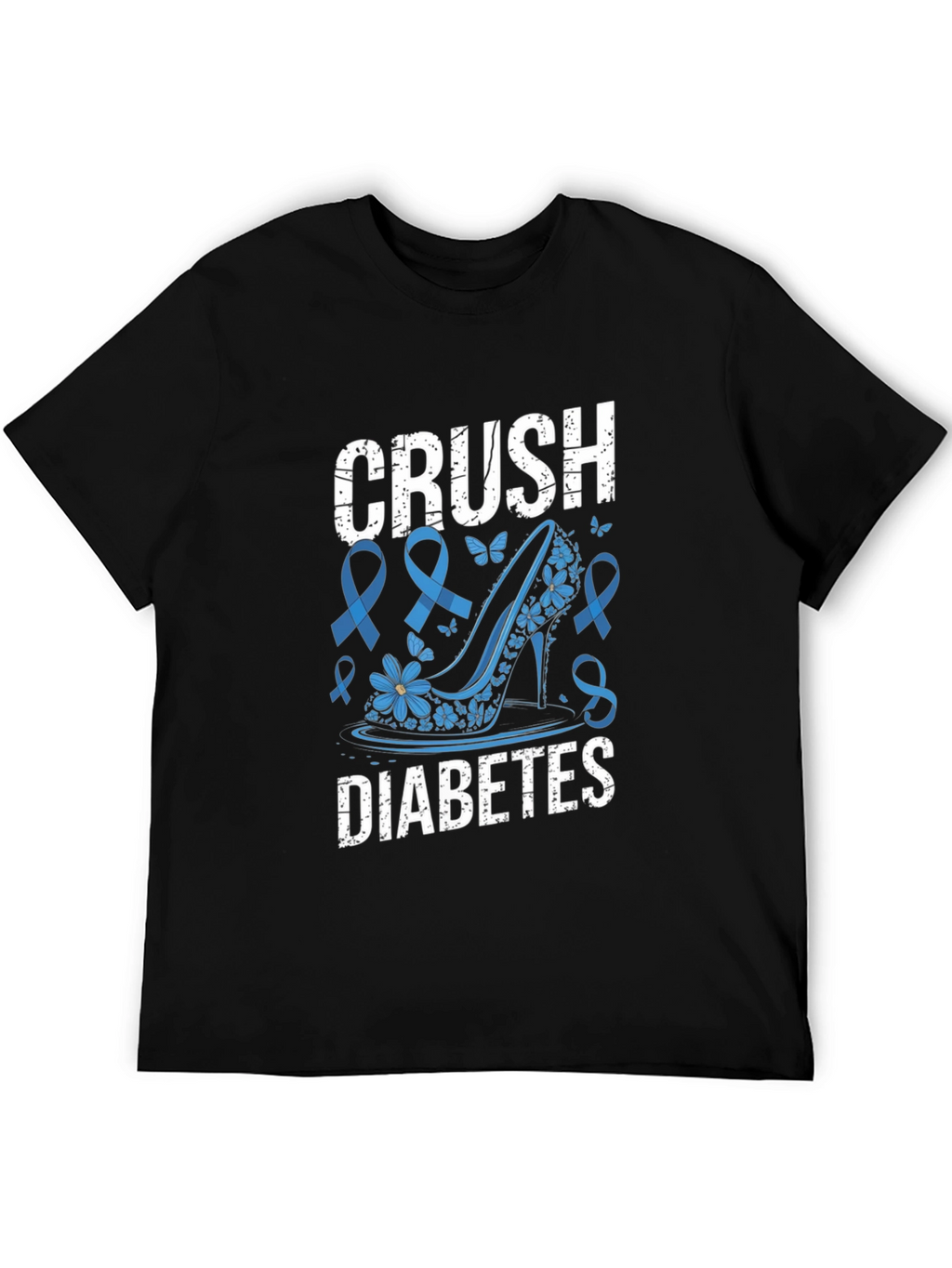 Camiseta Crush Diabetes Zapato Tacón Azul