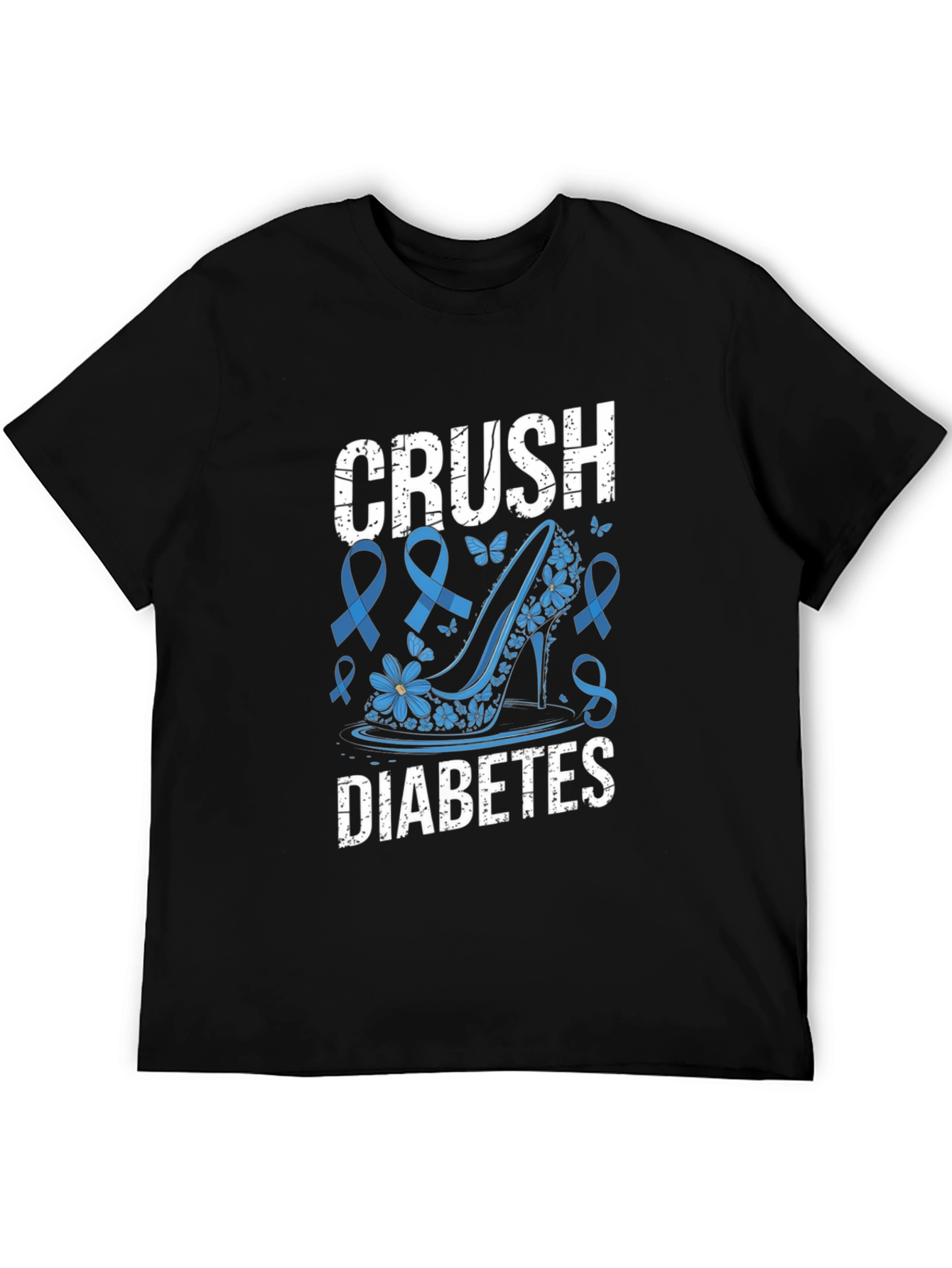 Camiseta Crush Diabetes Zapato Tacón Azul