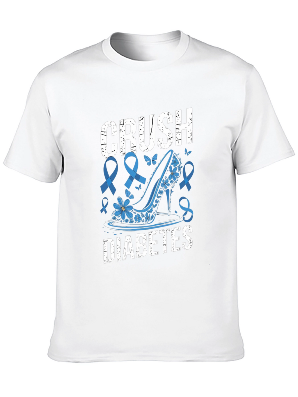 Camiseta Crush Diabetes Zapato Tacón Azul