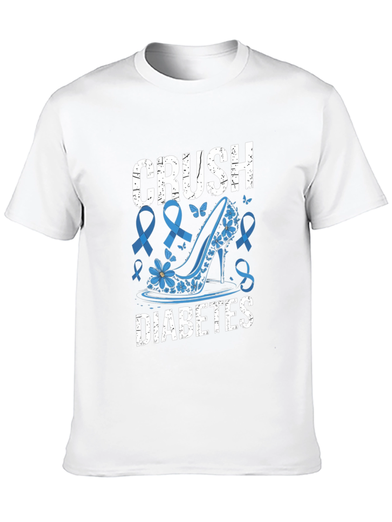 Camiseta Crush Diabetes Zapato Tacón Azul