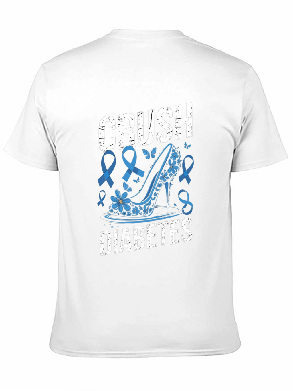 Camiseta Crush Diabetes Zapato Tacón Azul