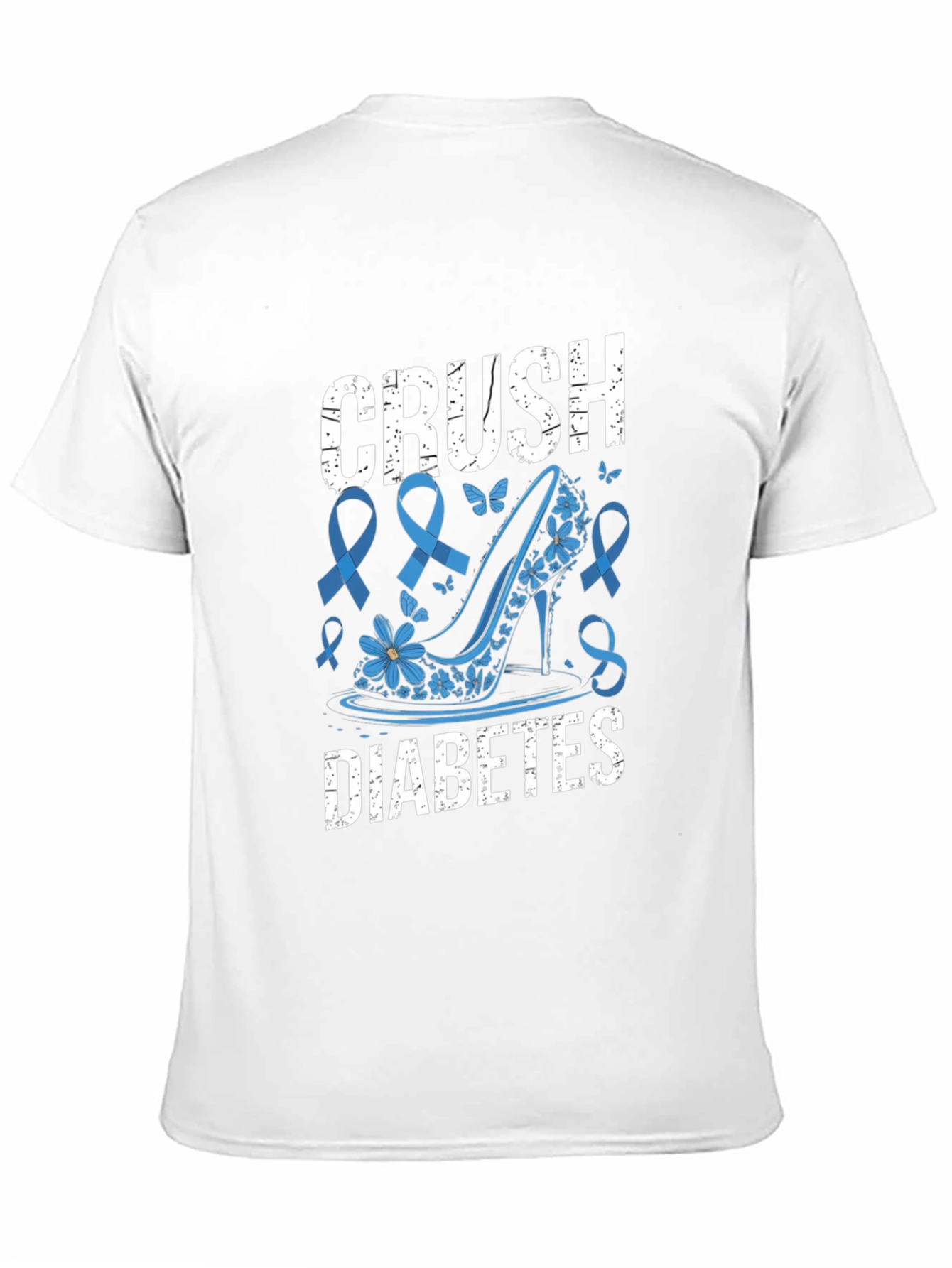 Camiseta Crush Diabetes Zapato Tacón Azul