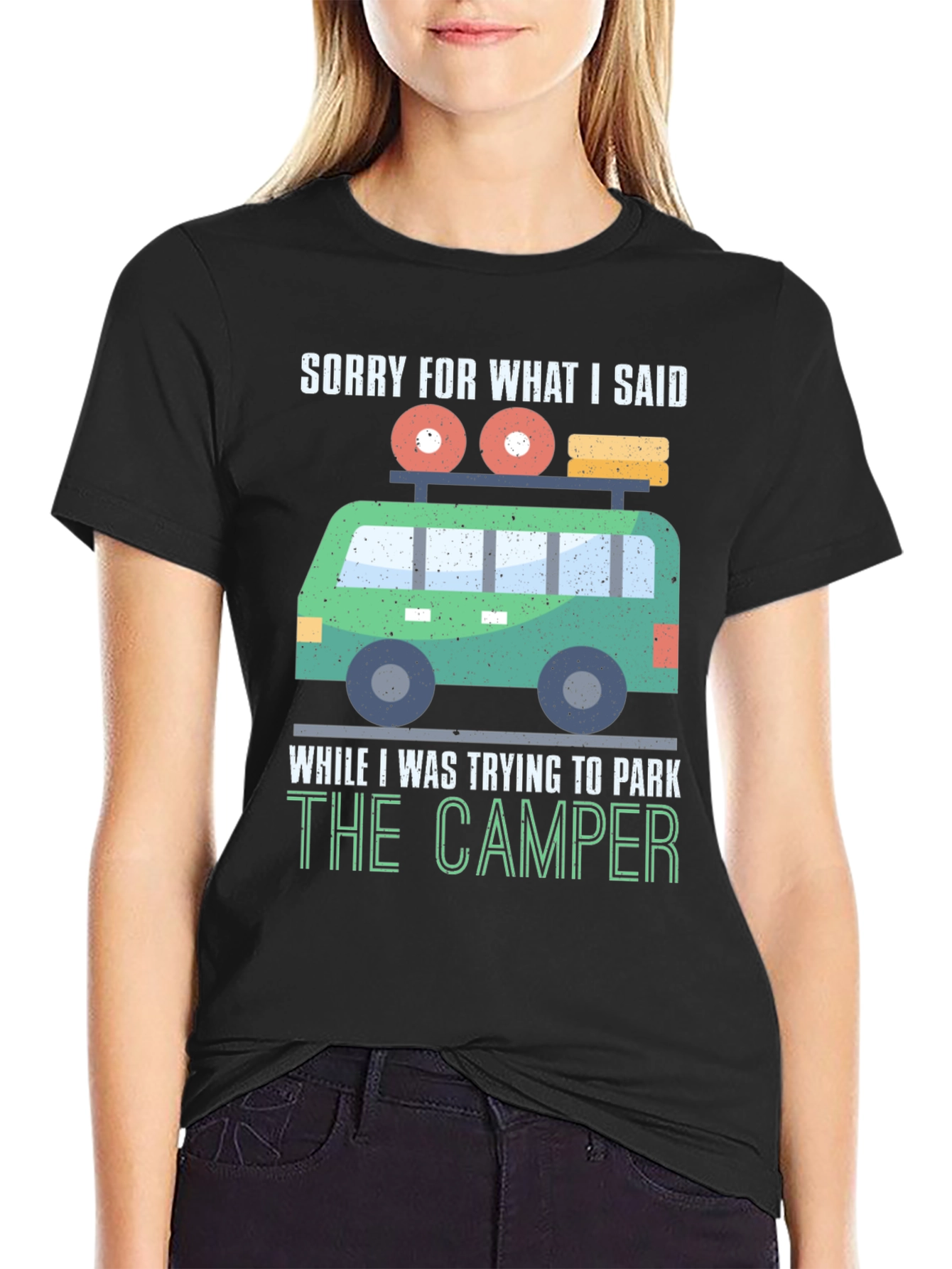 Camiseta Divertida: Lo Siento Camper