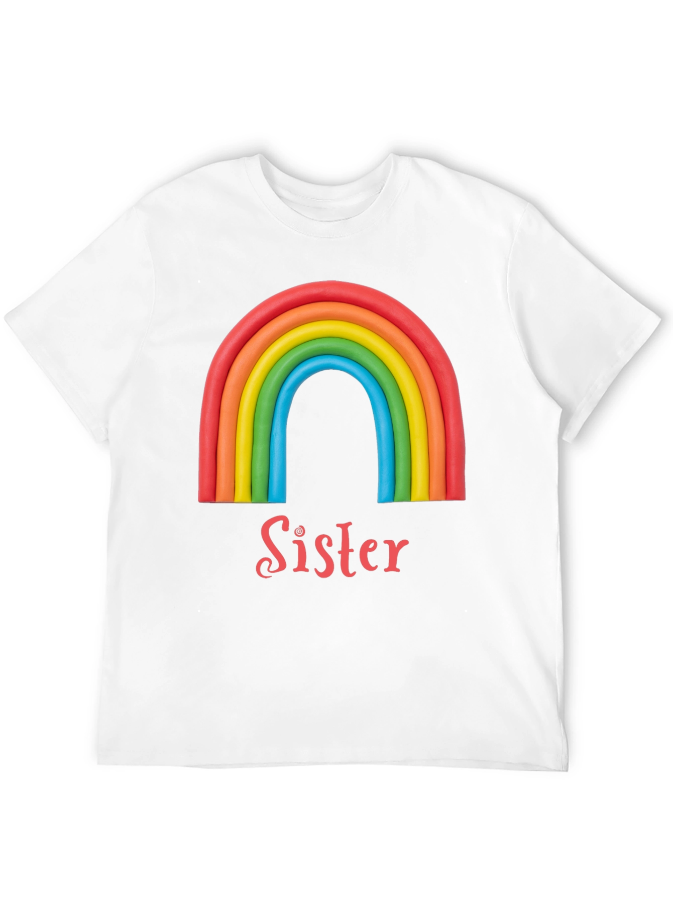 Camiseta Hermana Arcoíris: Regalo Familiar Original