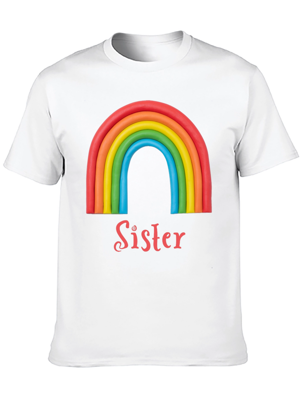 Camiseta Hermana Arcoíris: Regalo Familiar Original