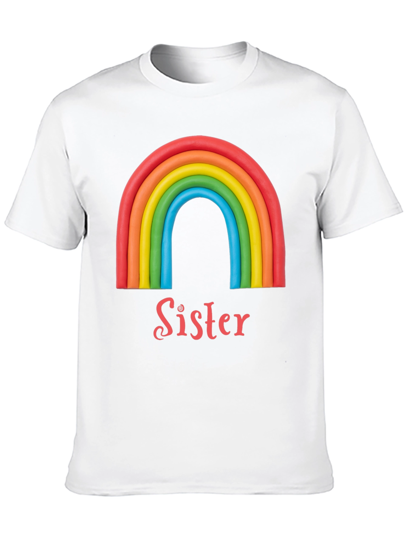 Camiseta Hermana Arcoíris: Regalo Familiar Original