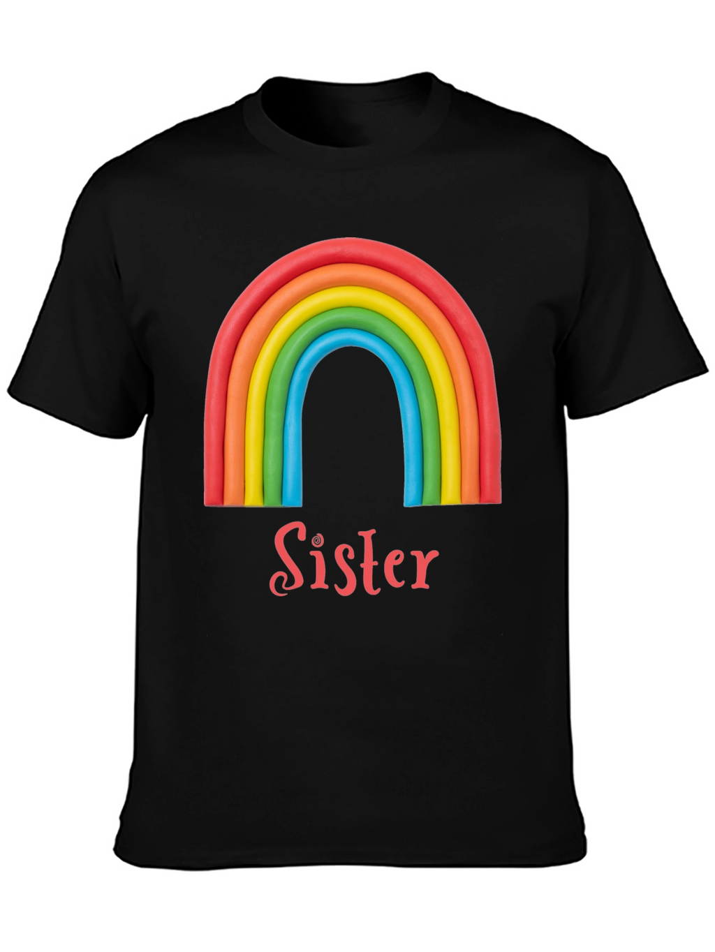 Camiseta Hermana Arcoíris: Regalo Familiar Original