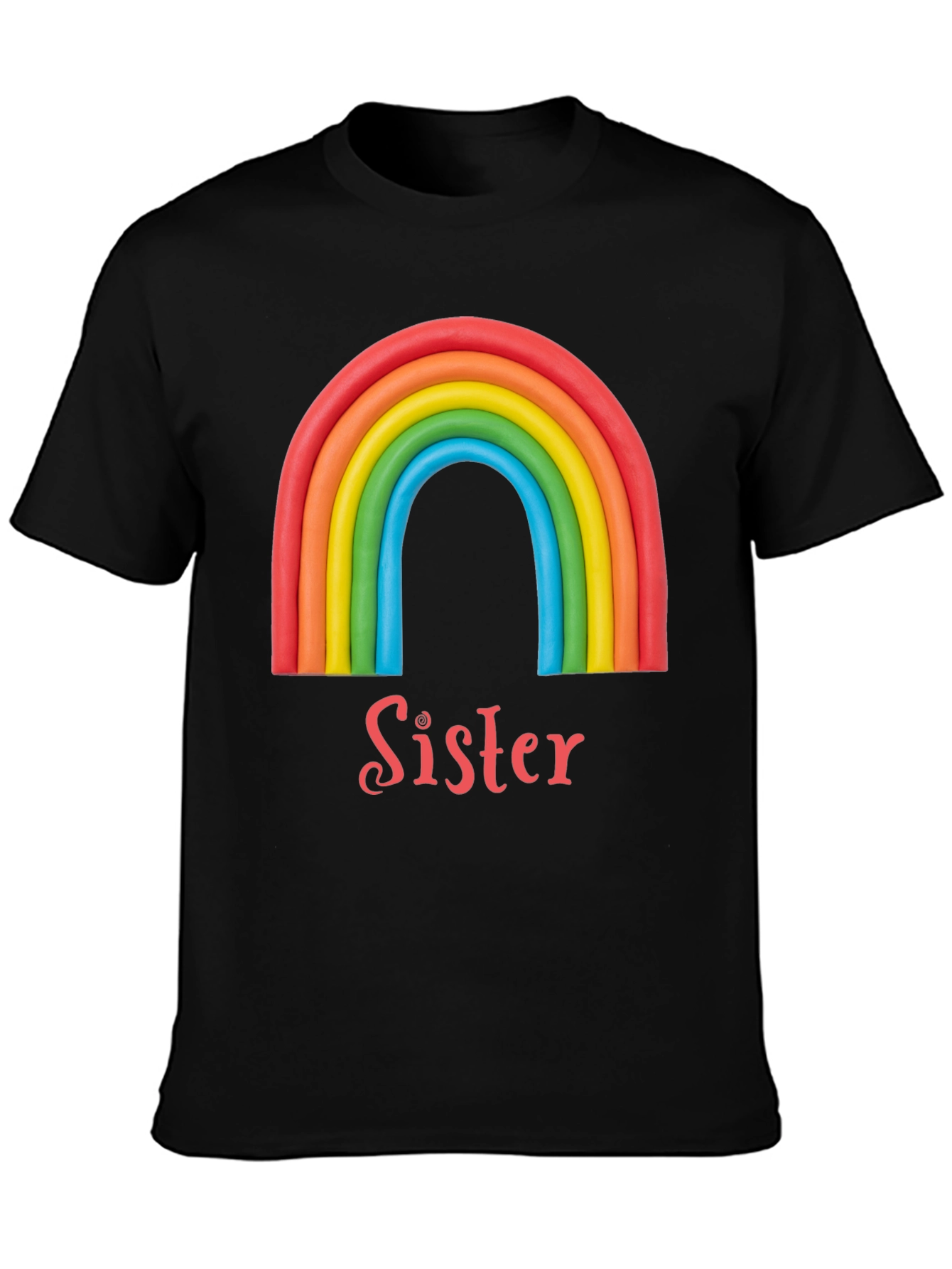 Camiseta Hermana Arcoíris: Regalo Familiar Original