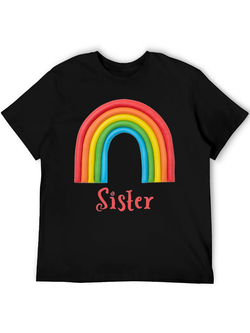 Camiseta Hermana Arcoíris: Regalo Familiar Original