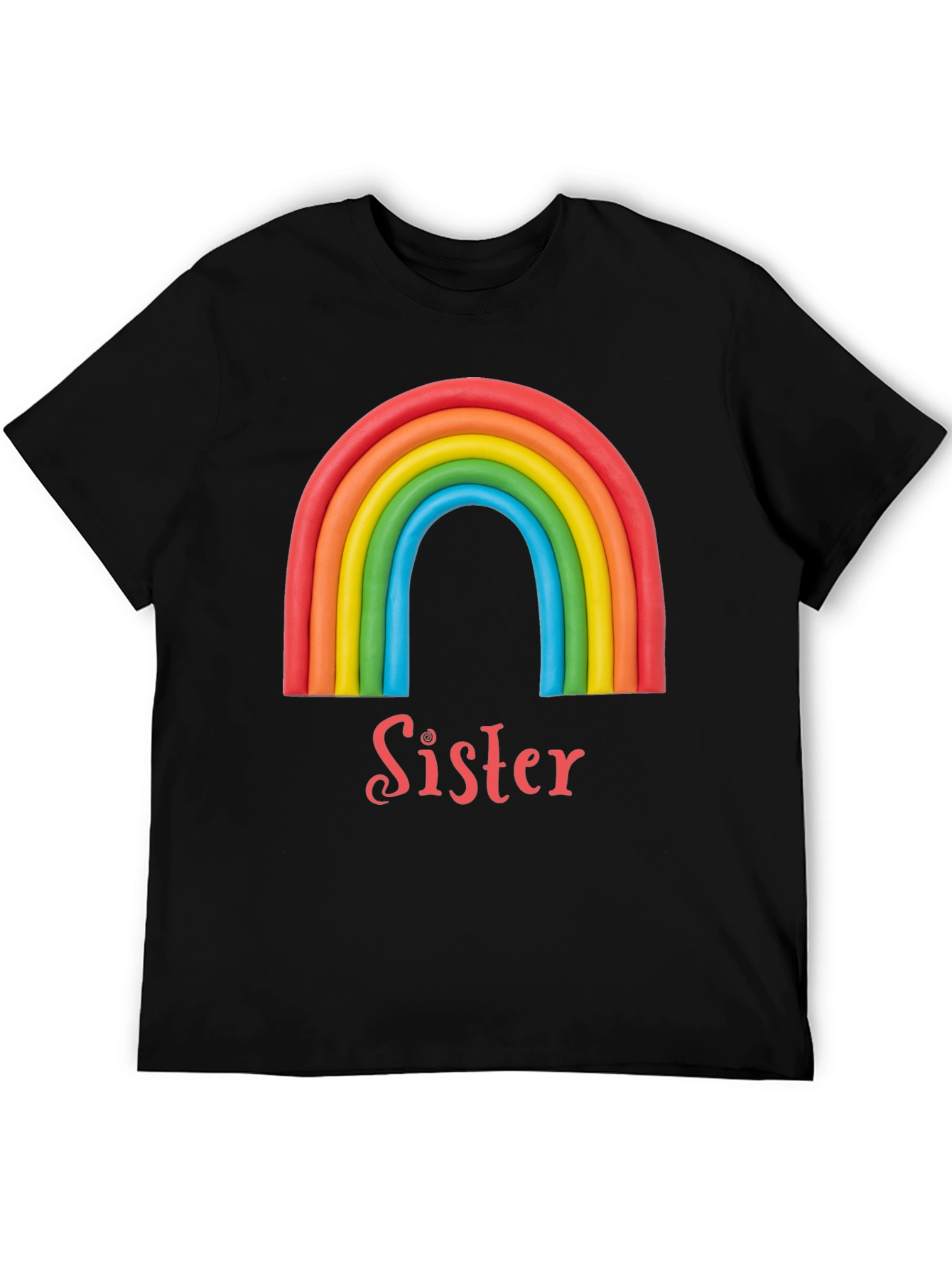 Camiseta Hermana Arcoíris: Regalo Familiar Original