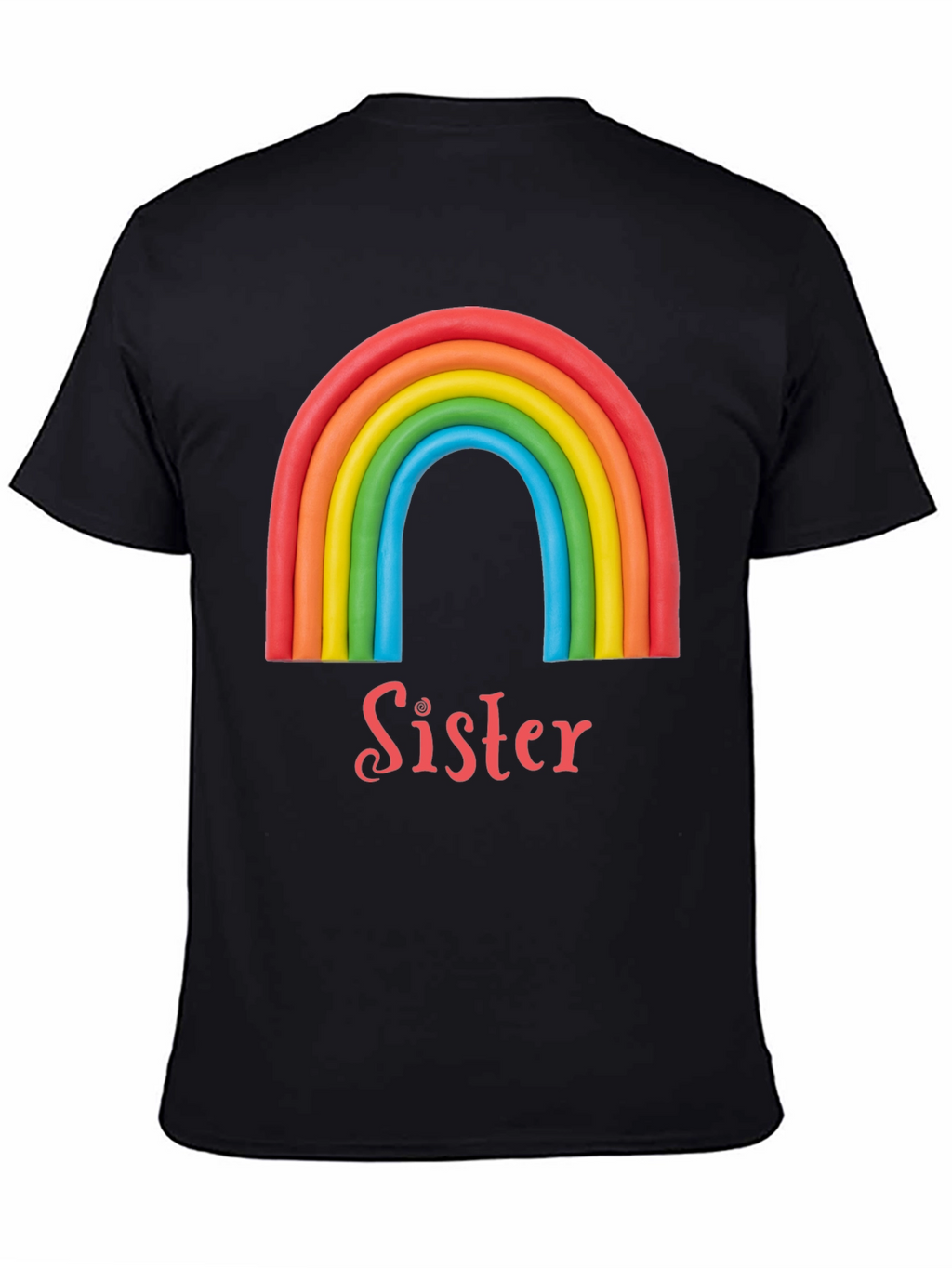 Camiseta Hermana Arcoíris: Regalo Familiar Original