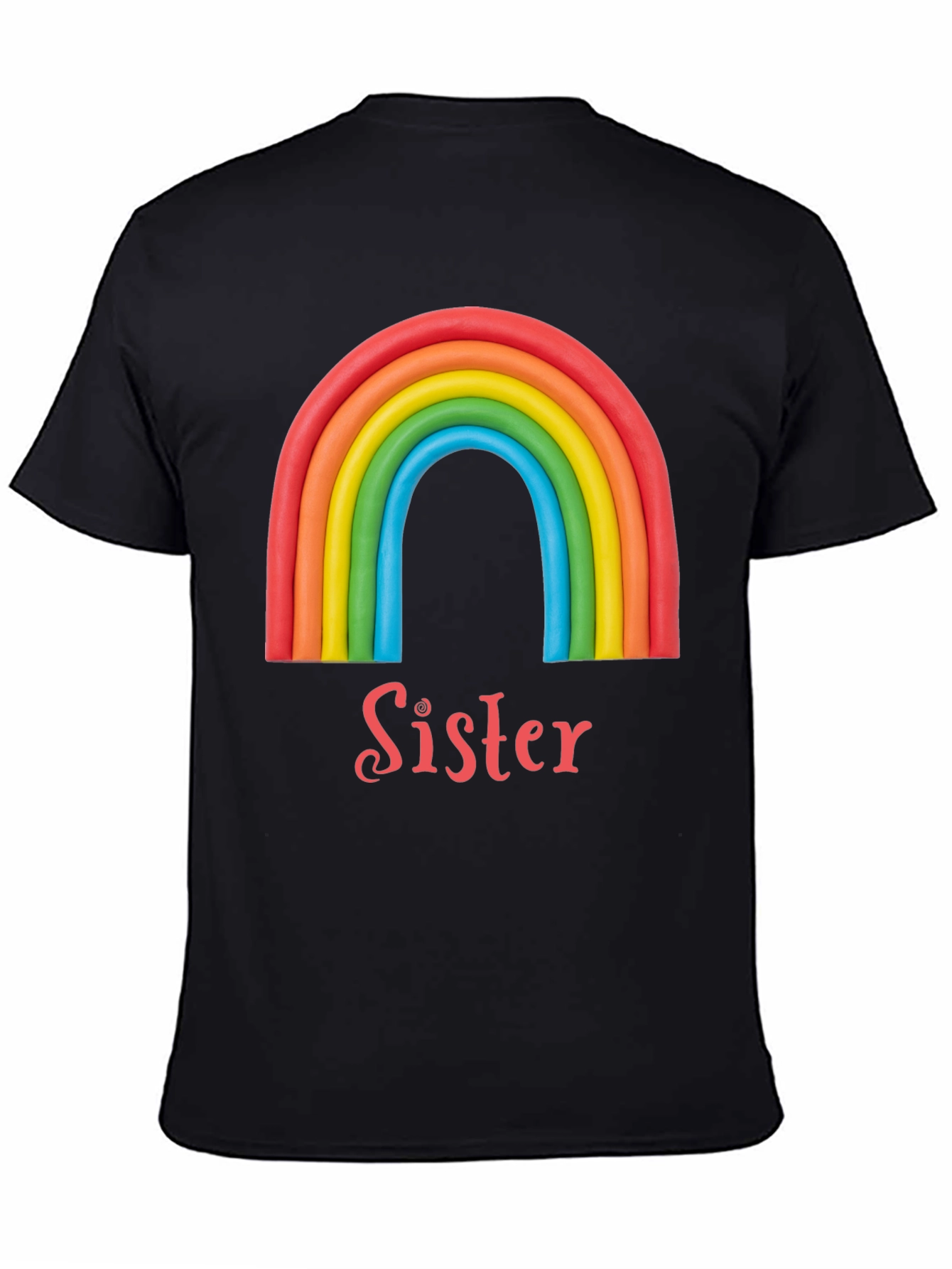 Camiseta Hermana Arcoíris: Regalo Familiar Original