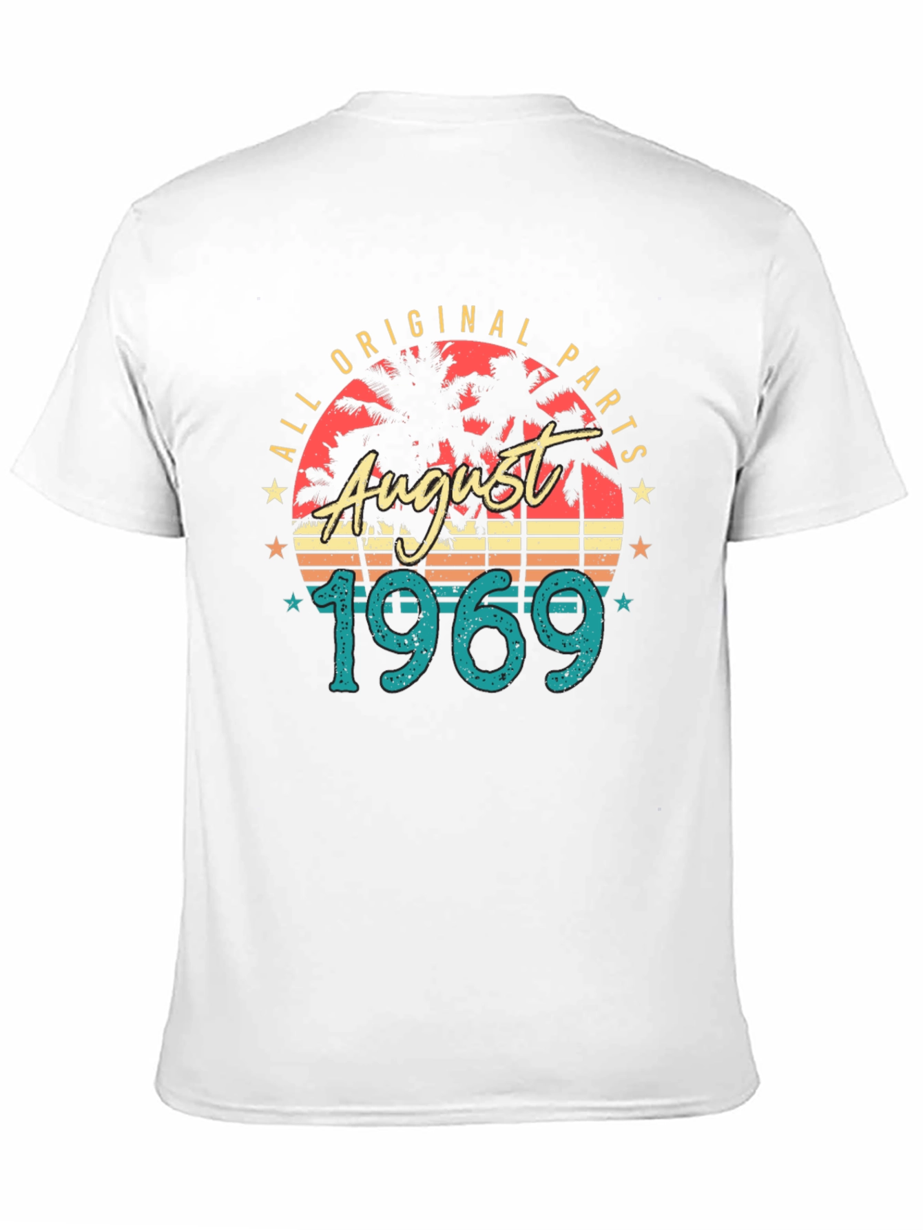 Camiseta Agosto 1969 Vintage Edición Limitada