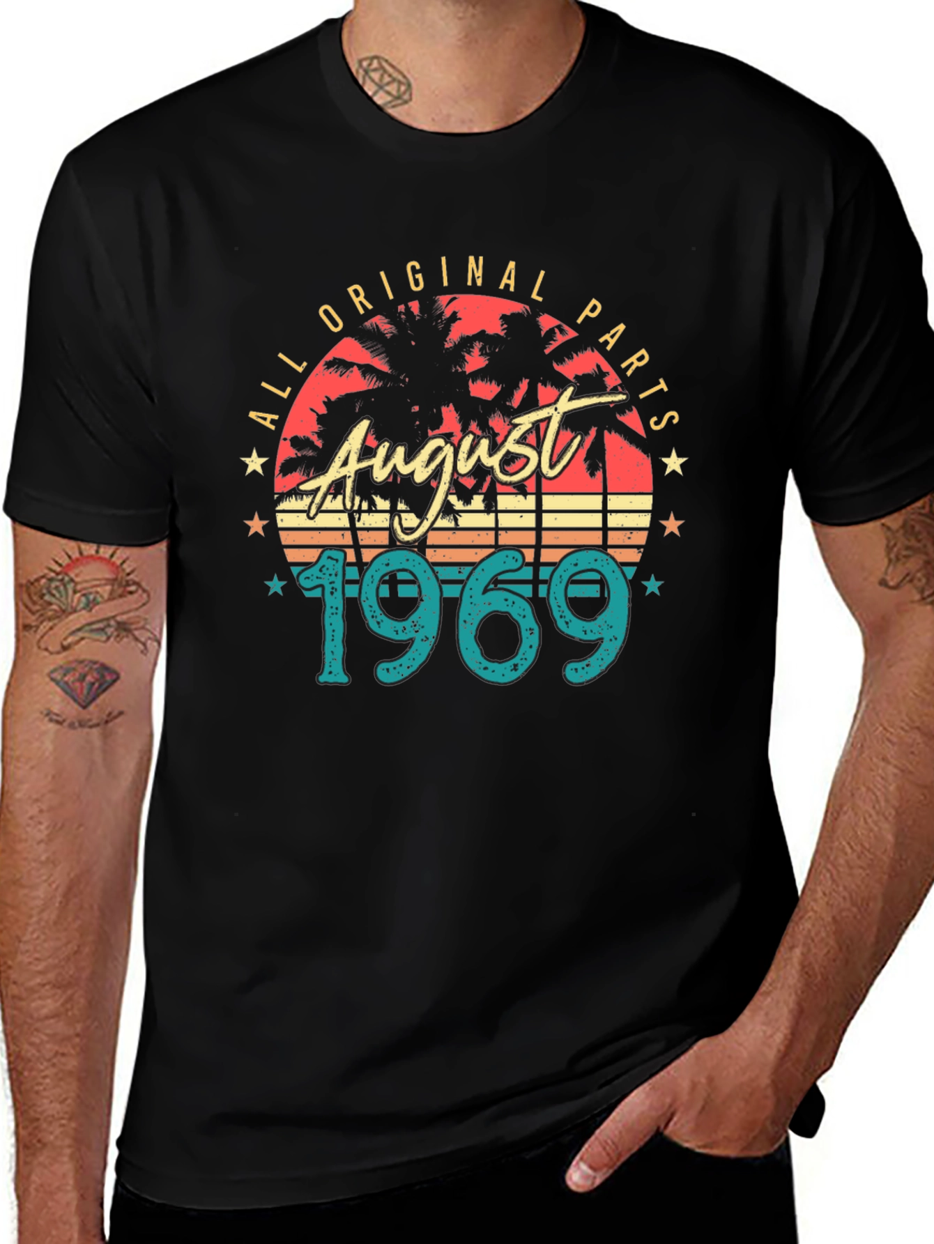 Camiseta Agosto 1969 Vintage Edición Limitada