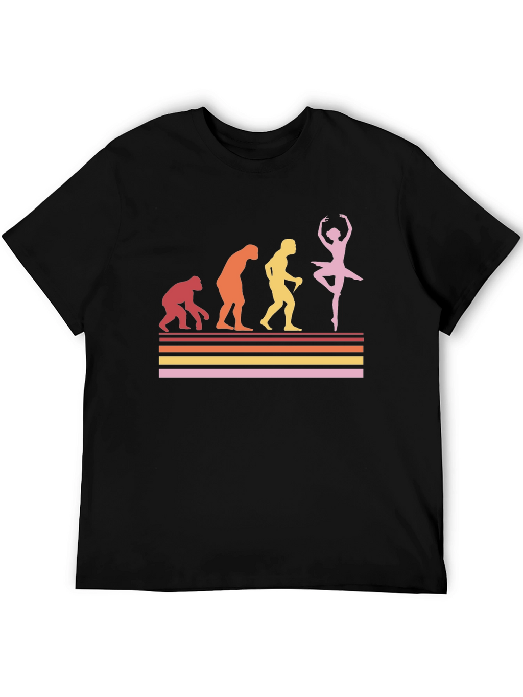 Camiseta Hombre Evolución del Bailarín