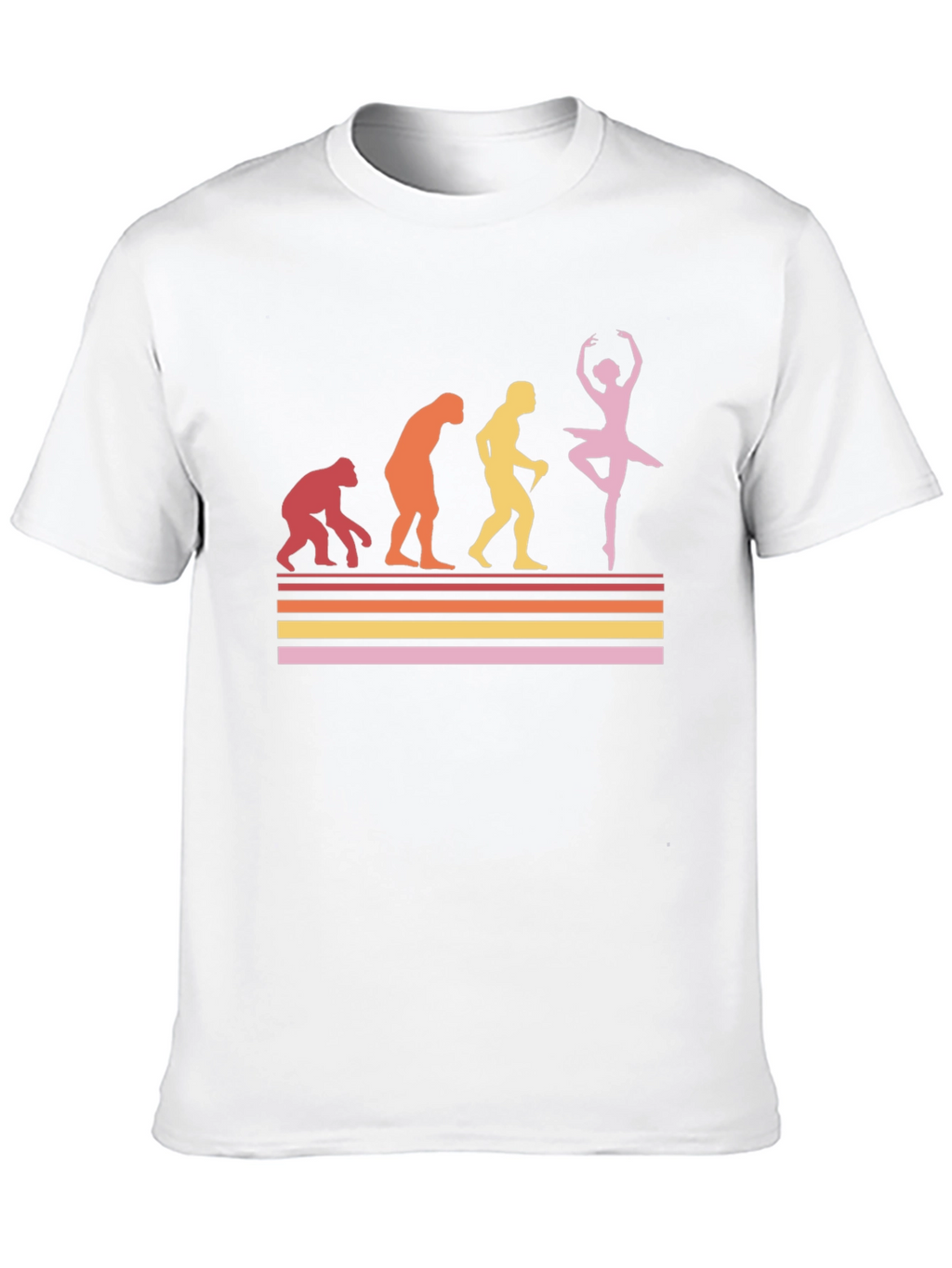 Camiseta Hombre Evolución del Bailarín