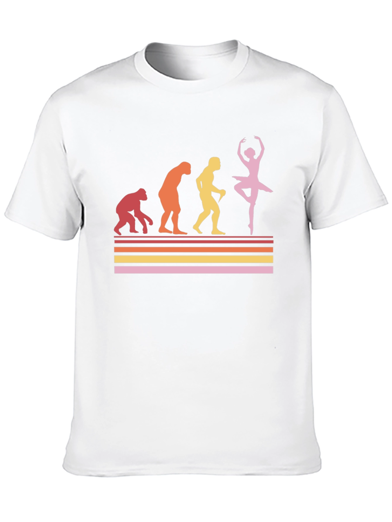 Camiseta Hombre Evolución del Bailarín