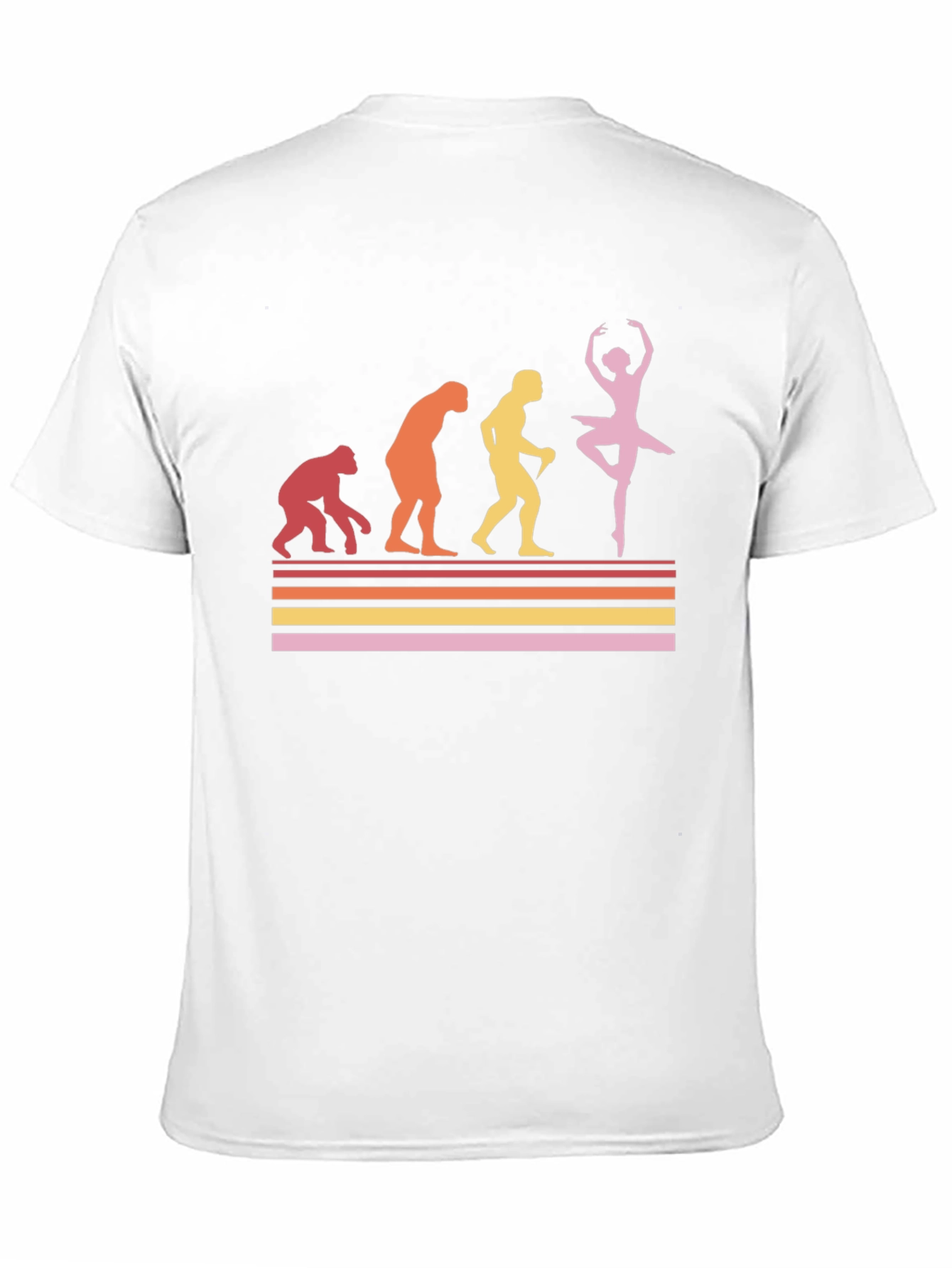 Camiseta Hombre Evolución del Bailarín